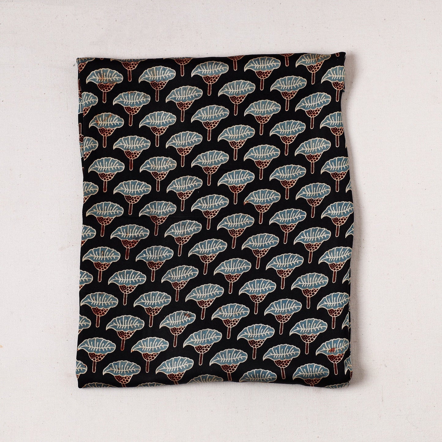 Ajrakh Block Printed Modal Silk Precut fabric