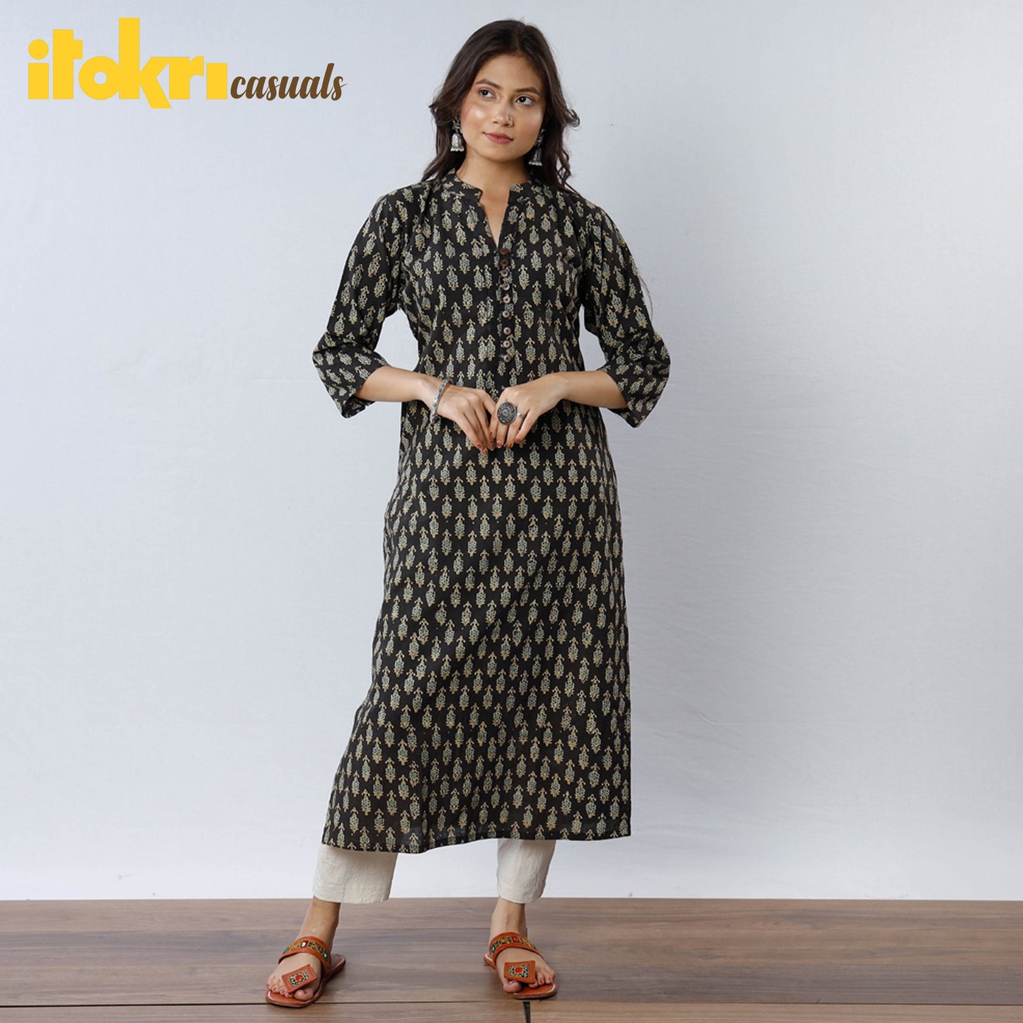 Ajrakh Block Printing Kurta