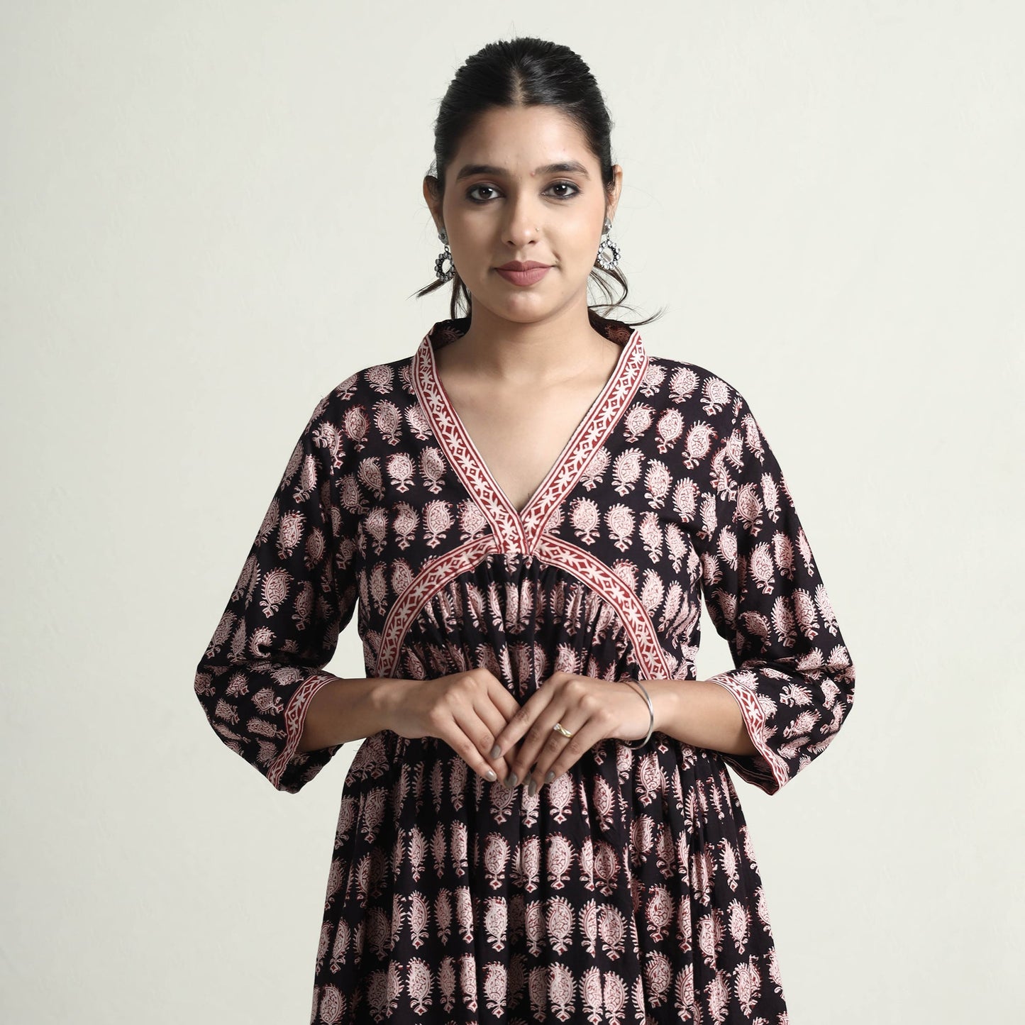 Bagh Block Printed Cotton Dress