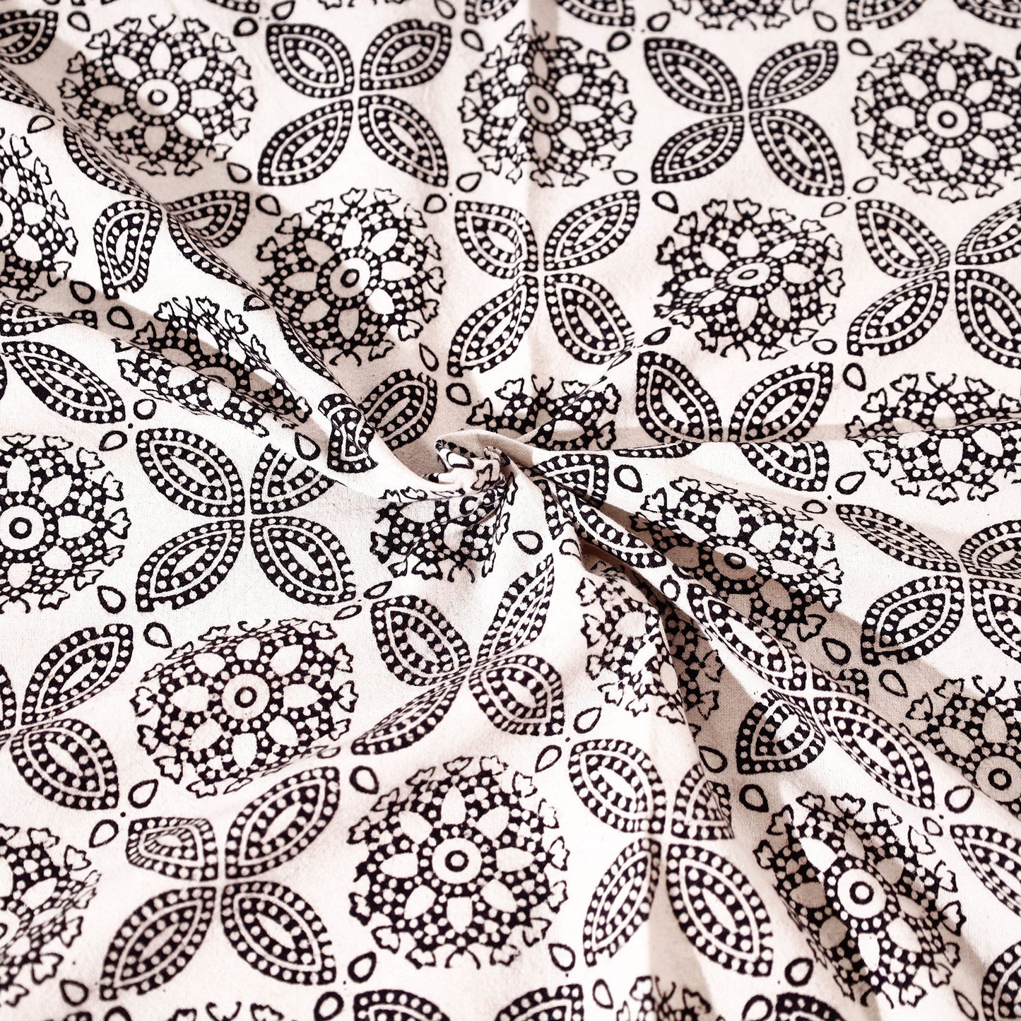 Multicolor - Bagh Block Printed Cotton Single Bed Cover with Pillow Covers (94 x 64 in)