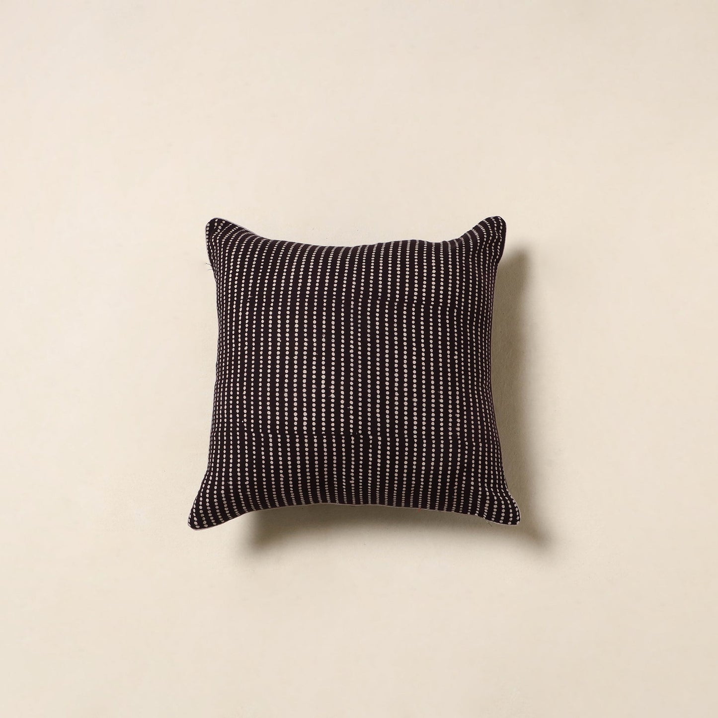 Black - cotton bagh cushion cover 63 - handcrafted
