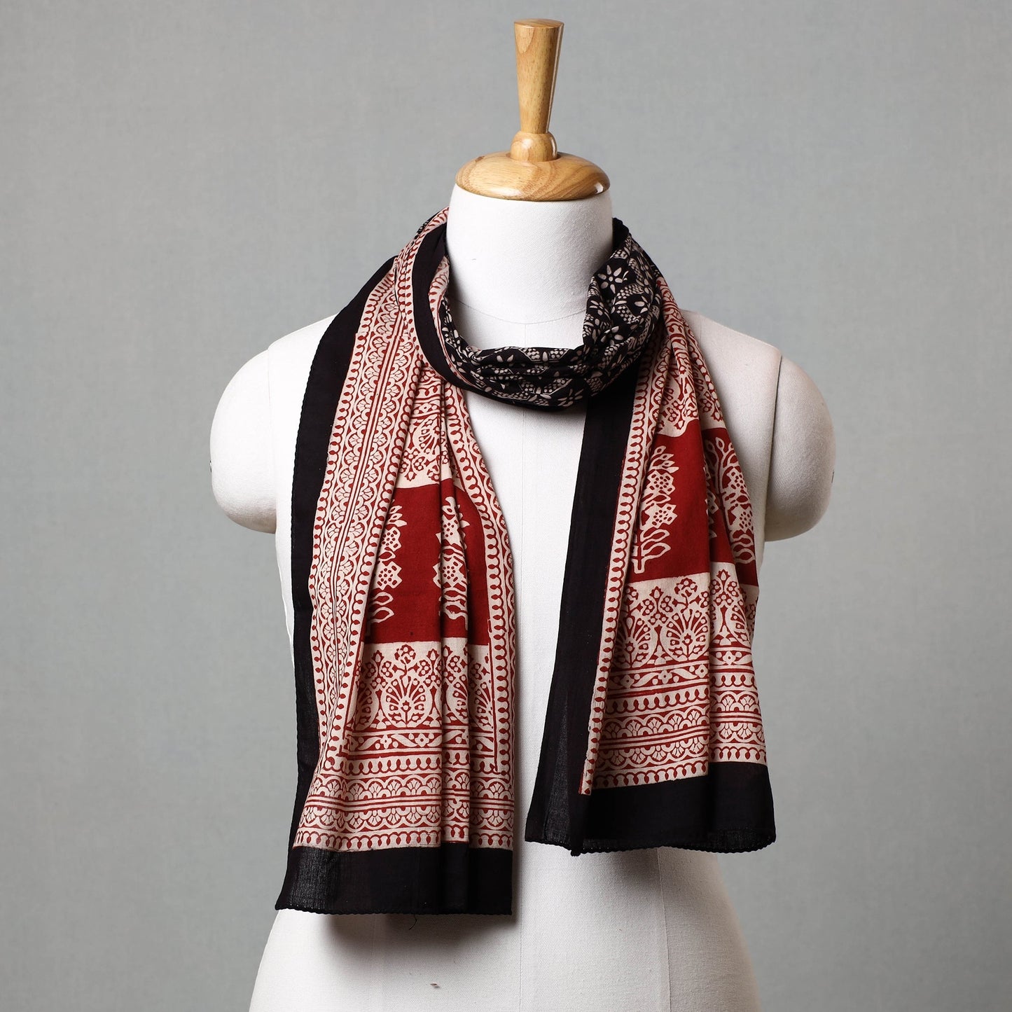 Bagh Hand Block Printed Cotton Stole