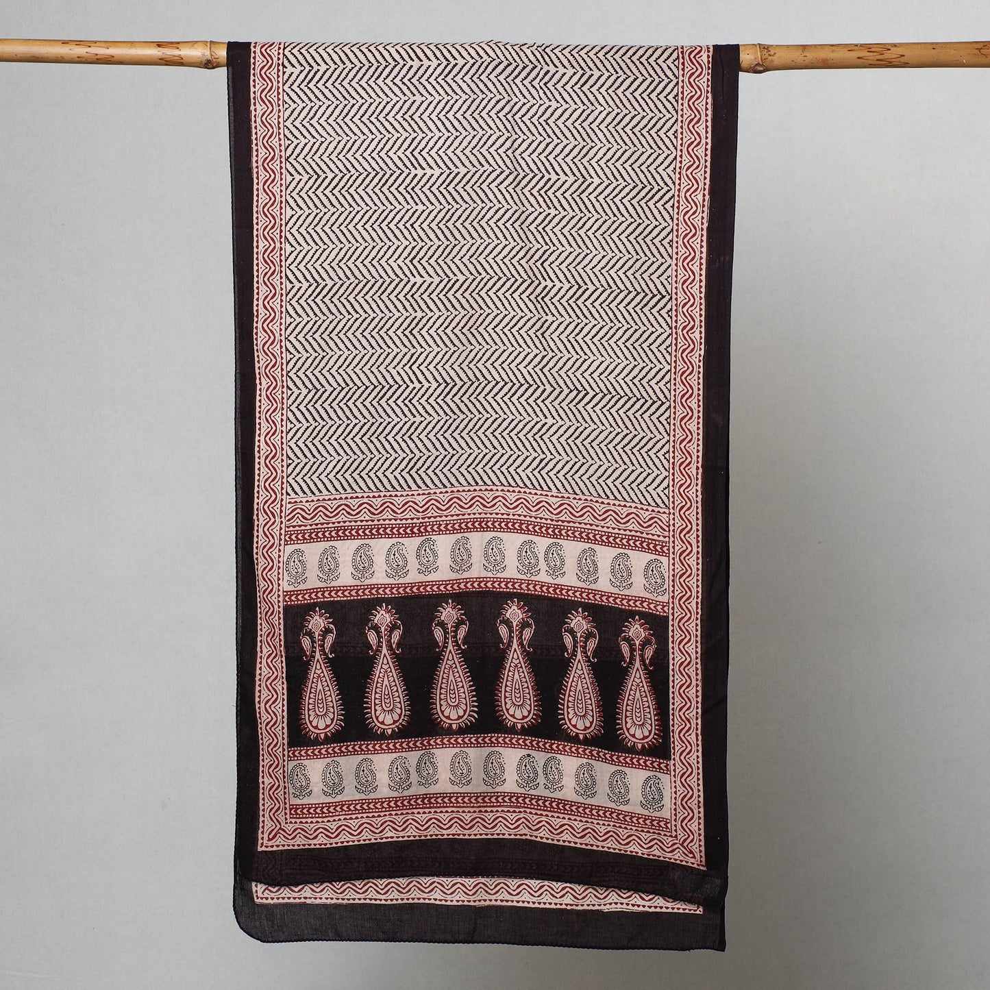 Bagh Hand Block Printed Cotton Stole