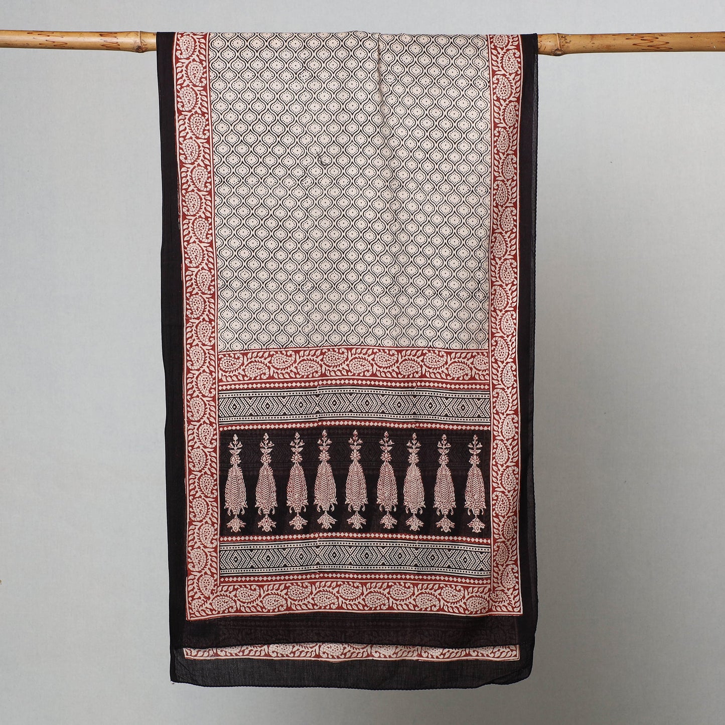 Bagh Hand Block Printed Cotton Stole