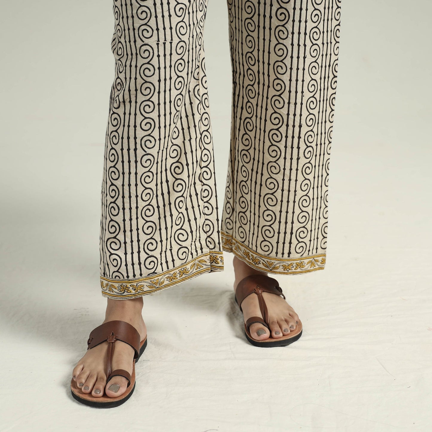 Bagru Kurta with Palazzo & Dupatta Set