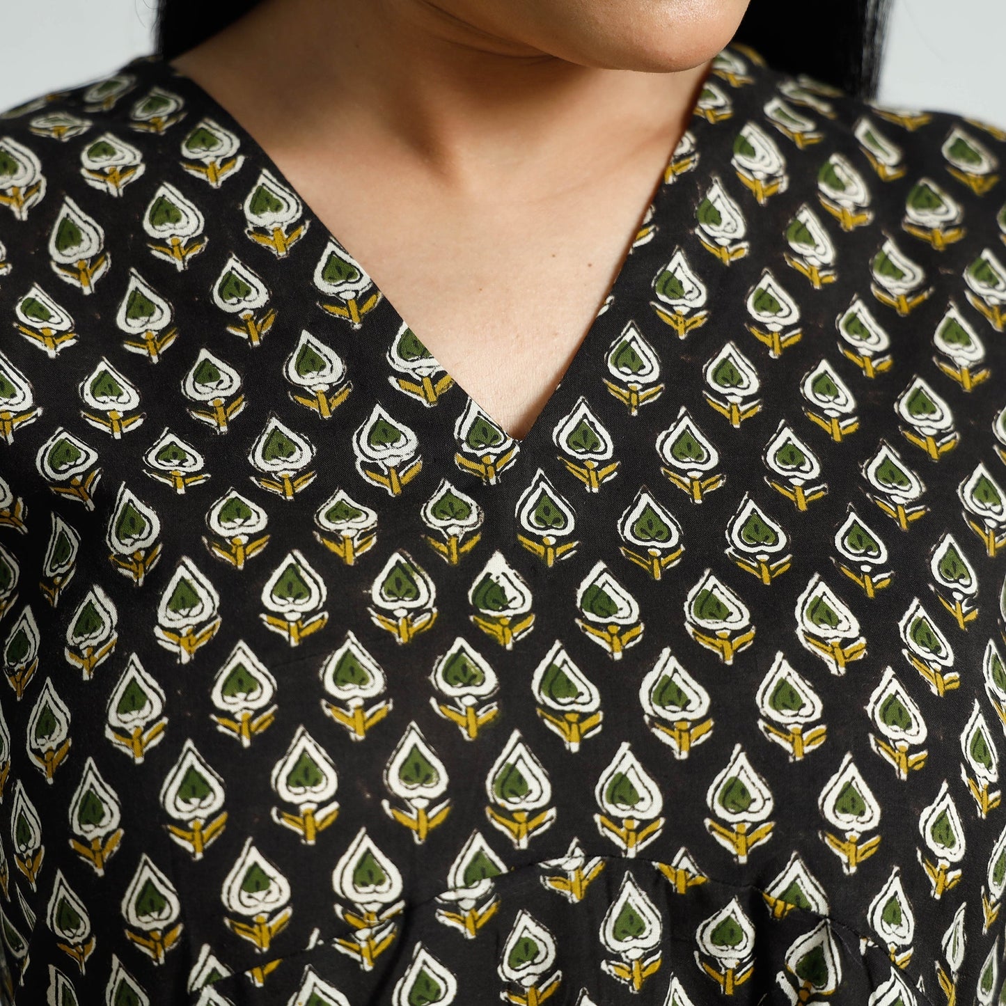 Bagru Block Printed Cotton Flare Dress Online at iTokri.com