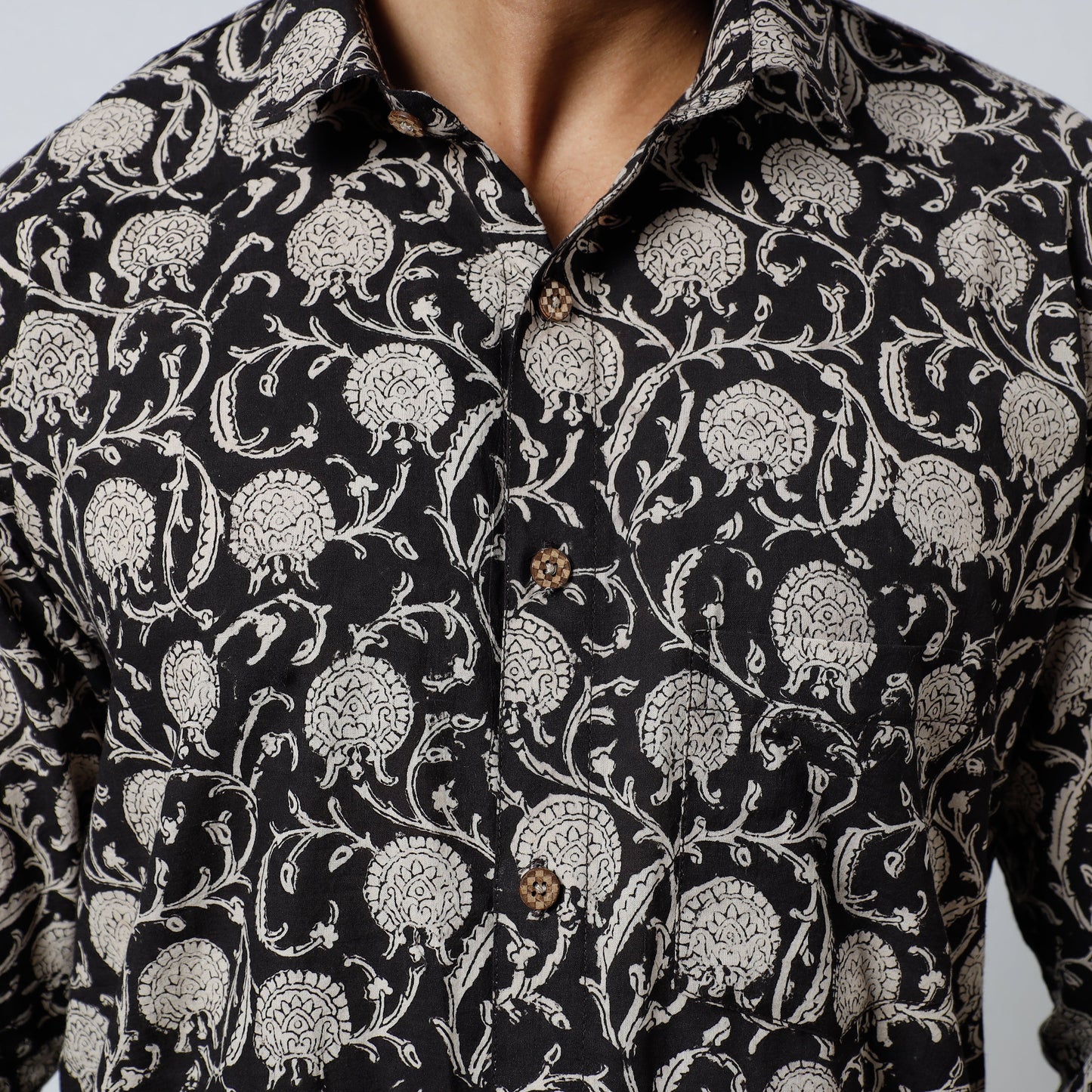 Block Printed Men Shirt
