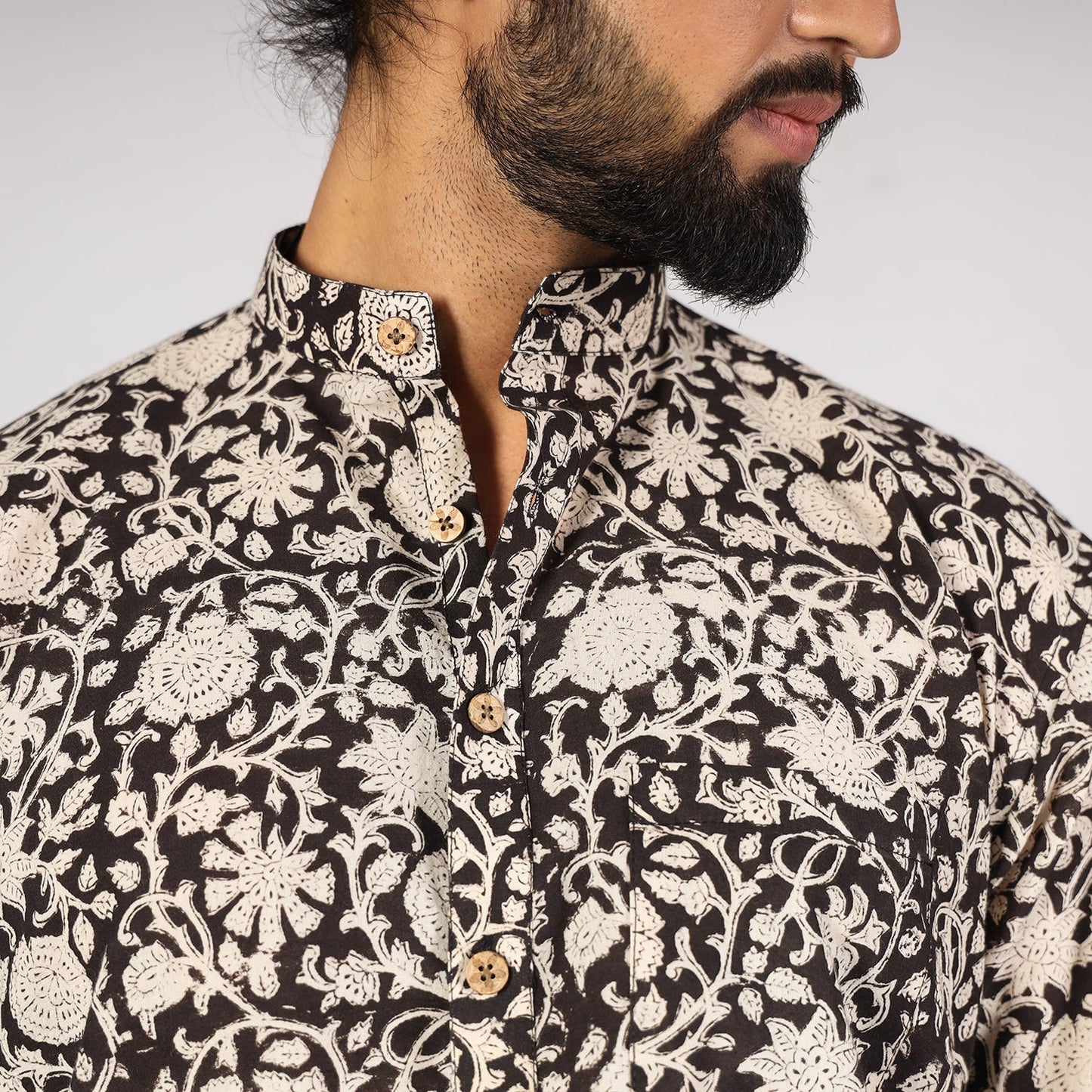 Block Printed Men Kurta