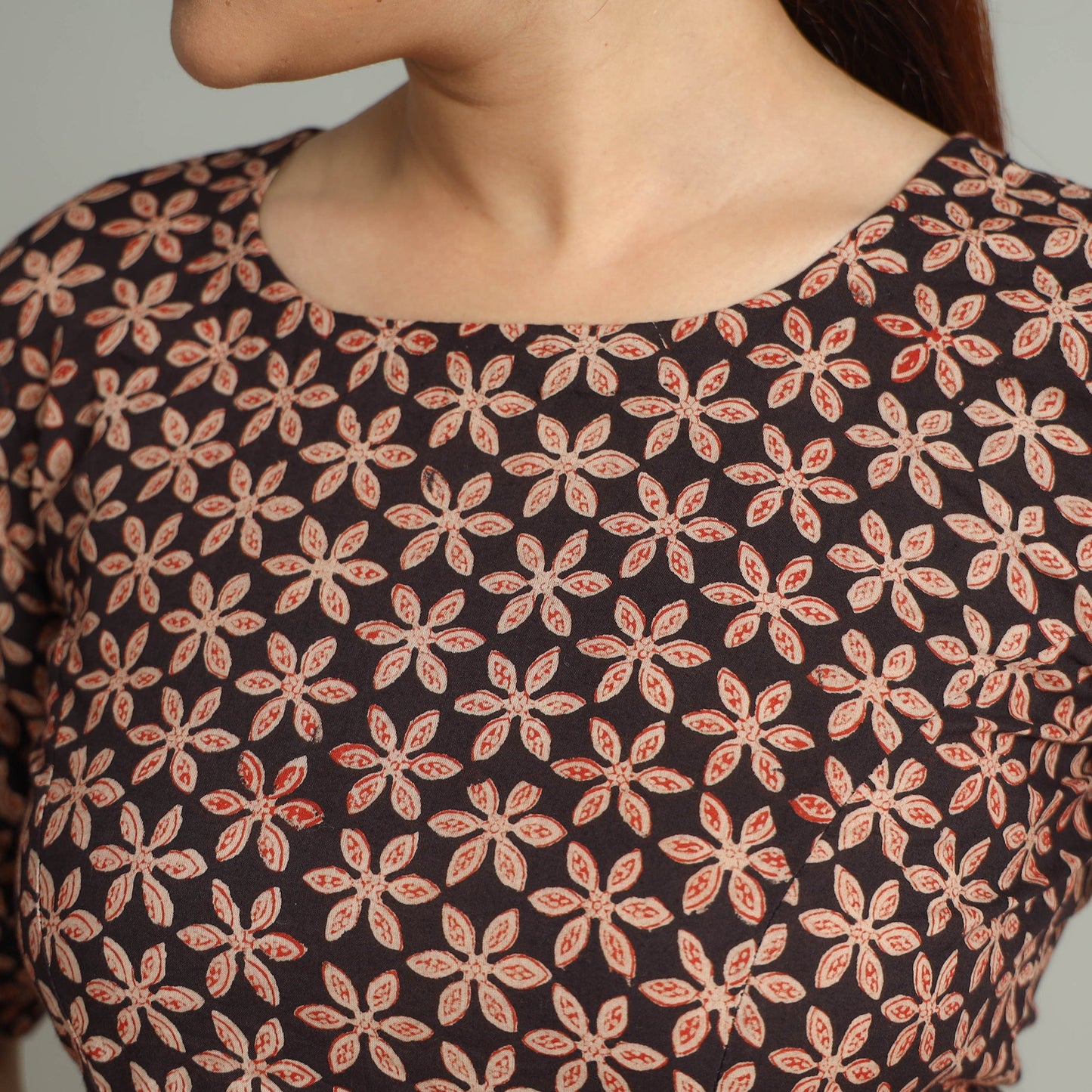 Buy Bagru Block Printed Cotton Stitched Blouse 11