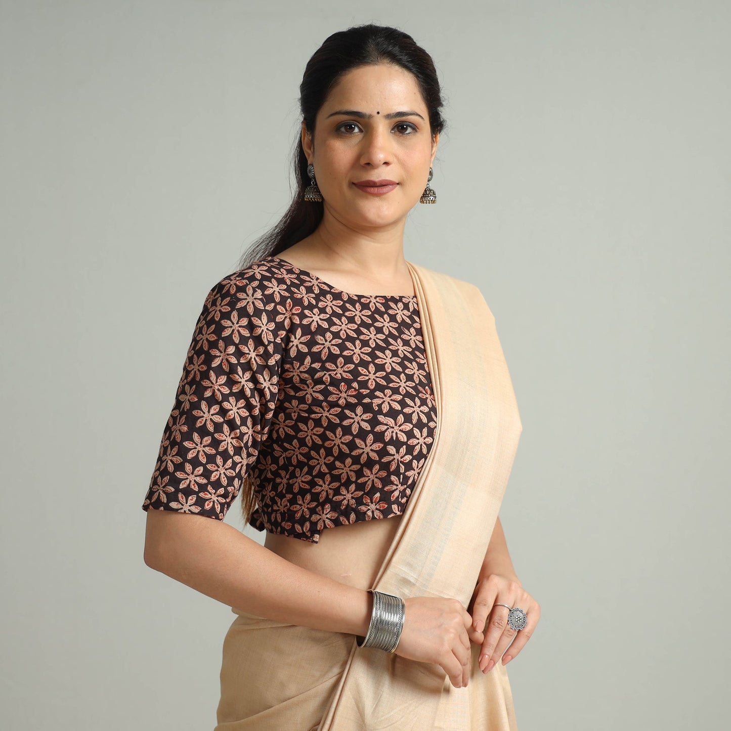 Buy Bagru Block Printed Cotton Stitched Blouse 11