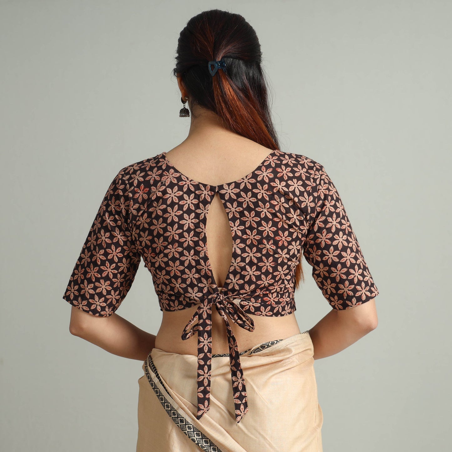 Buy Bagru Block Printed Cotton Stitched Blouse 11
