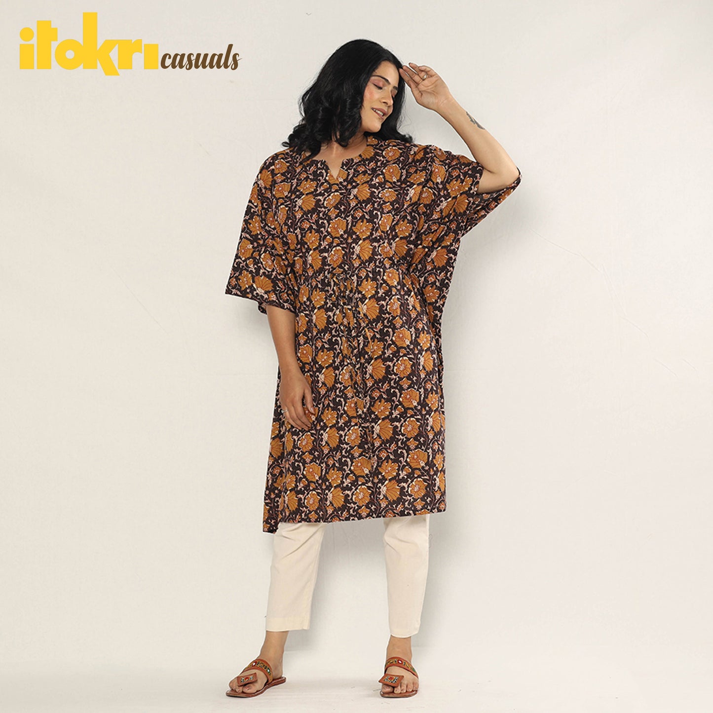 Bagru kaftan