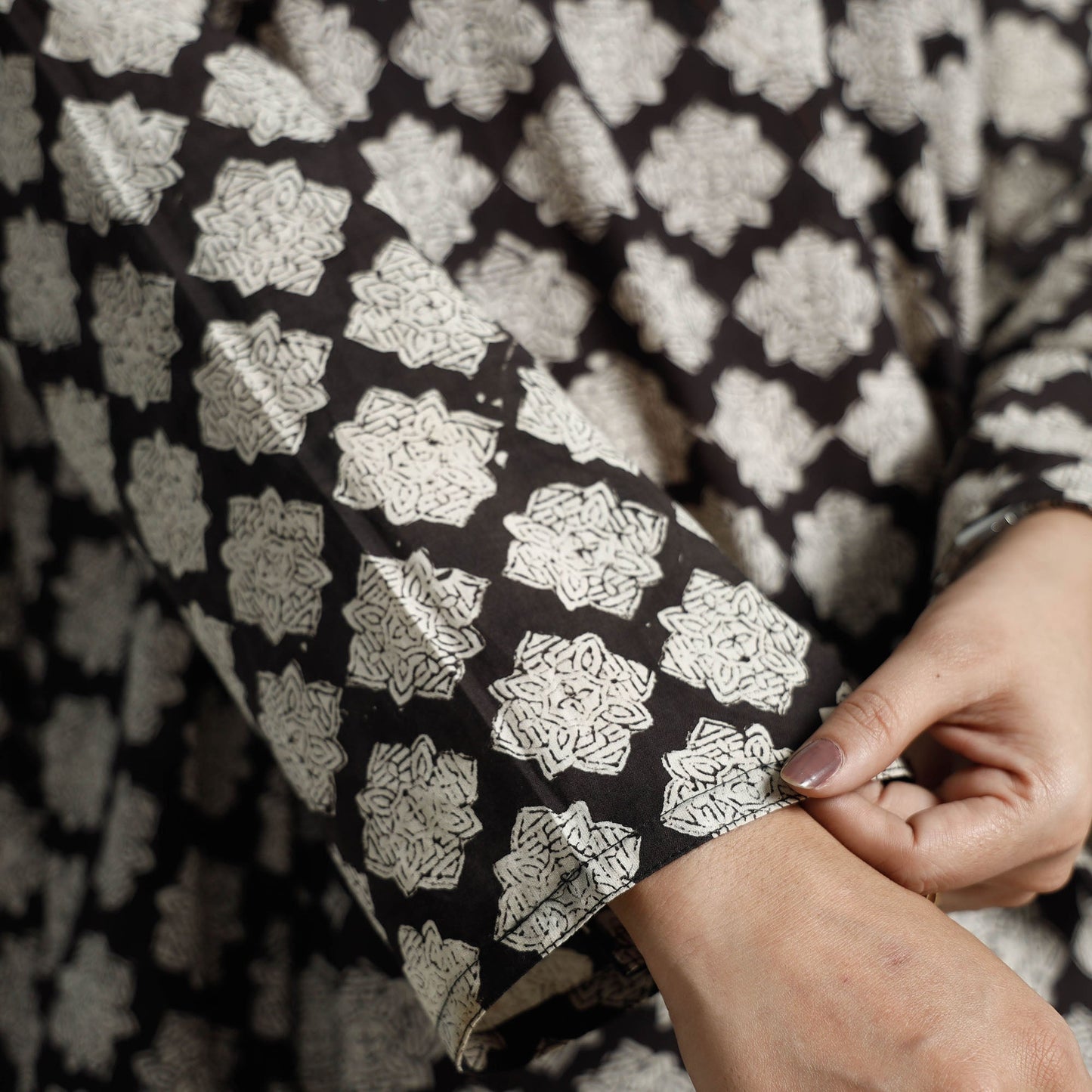 Bagru Block Print Kurta with Palazzo Set