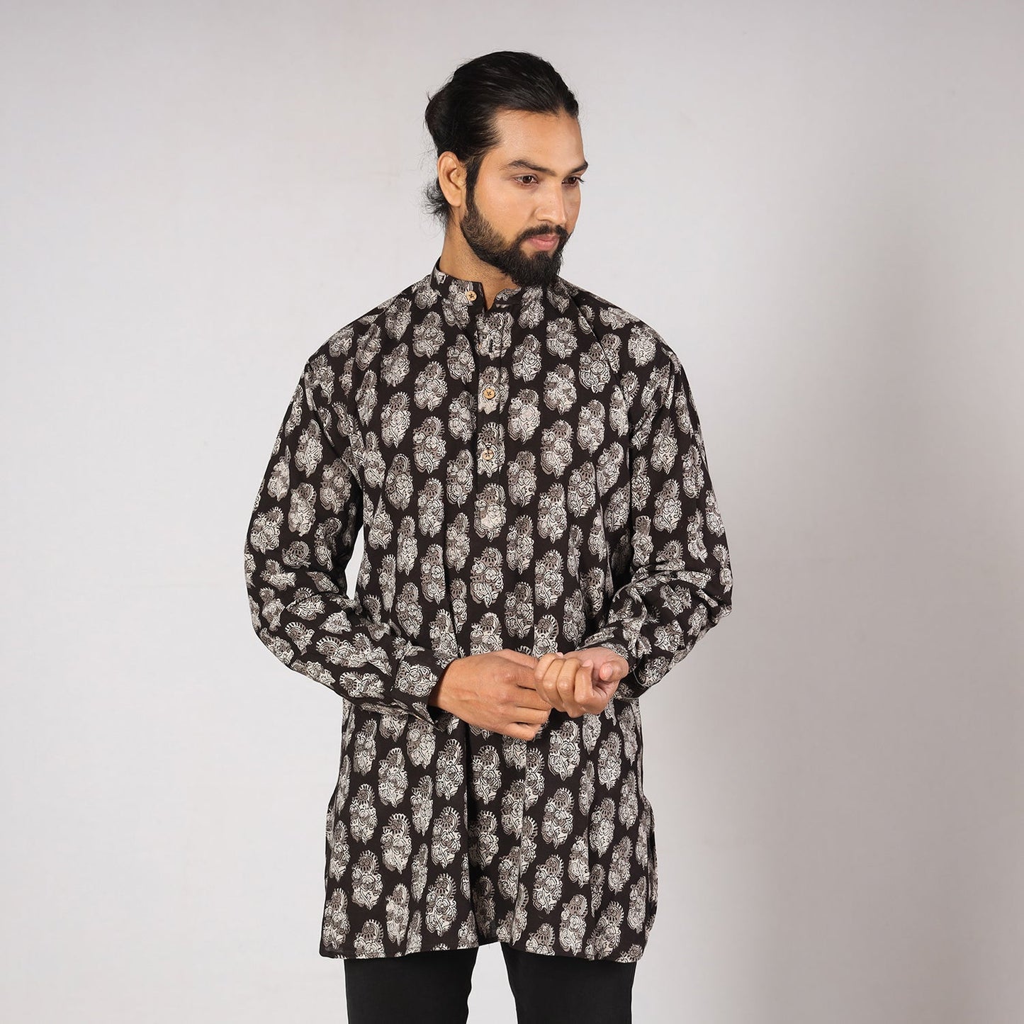 Block Printed Men Kurta