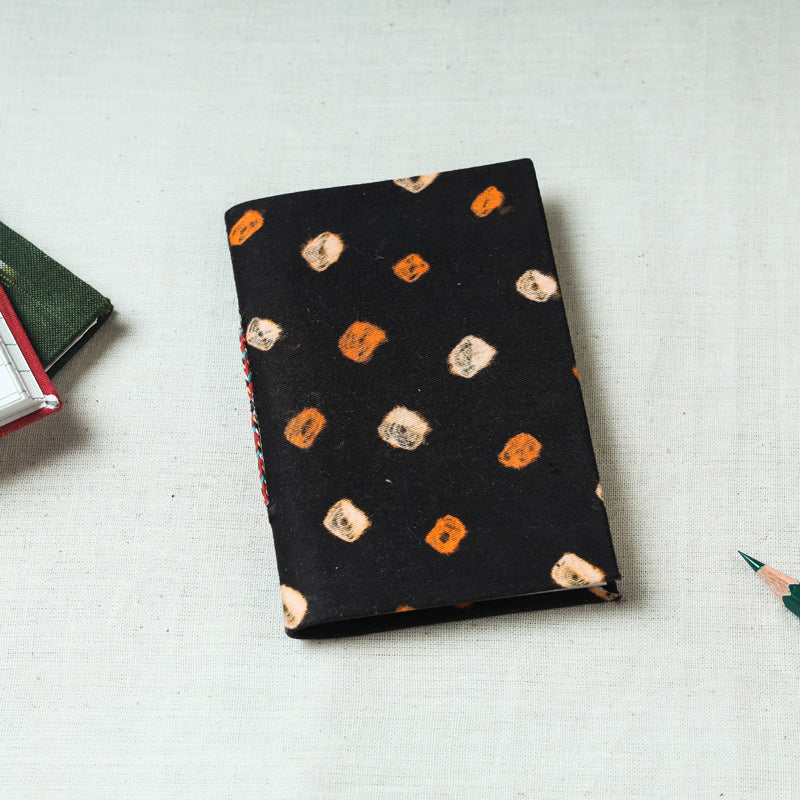 Bandhani Fabric Cover Handmade Paper Notebook