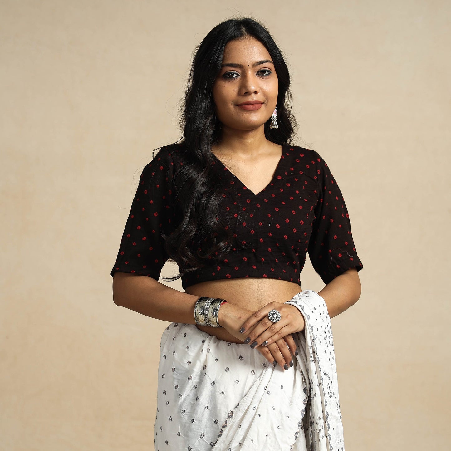 Bandhani Stitched Blouse