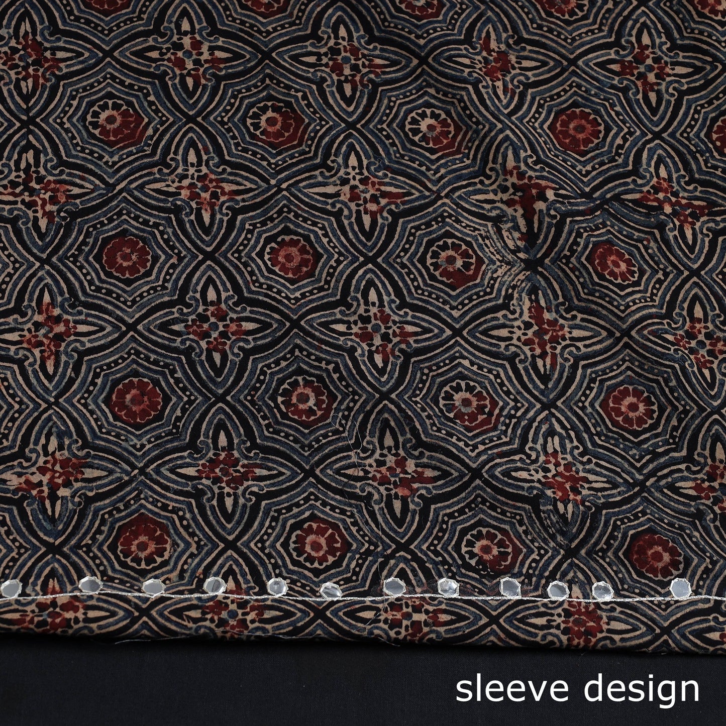 ajrakh kurta material