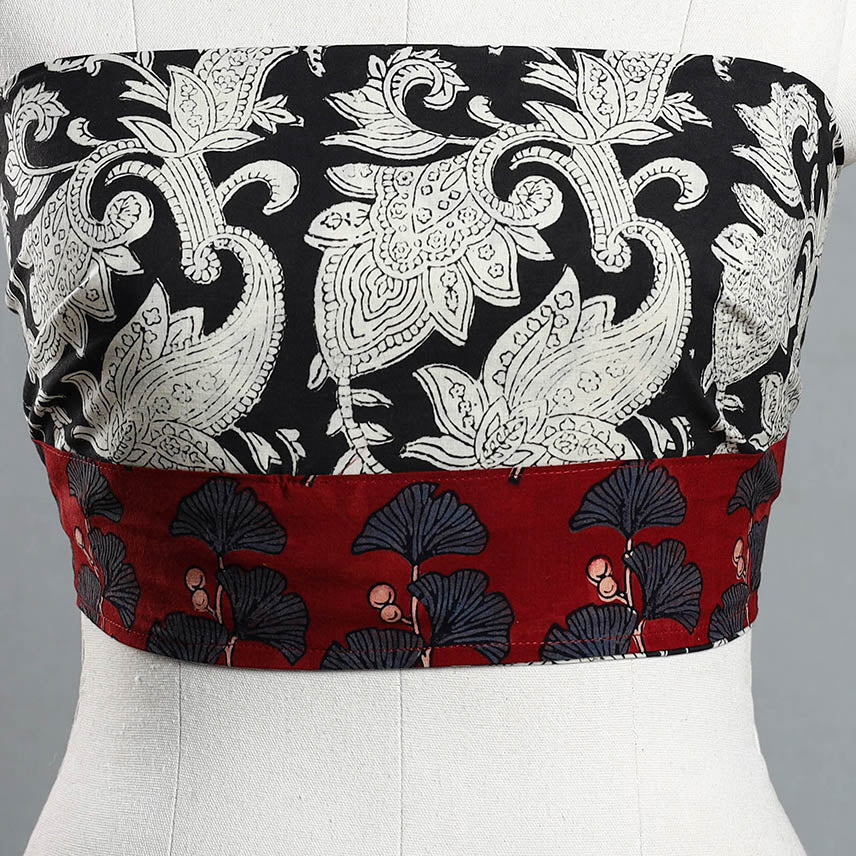 Shop Beige Block Printed Cotton Bagru Blouse Piece