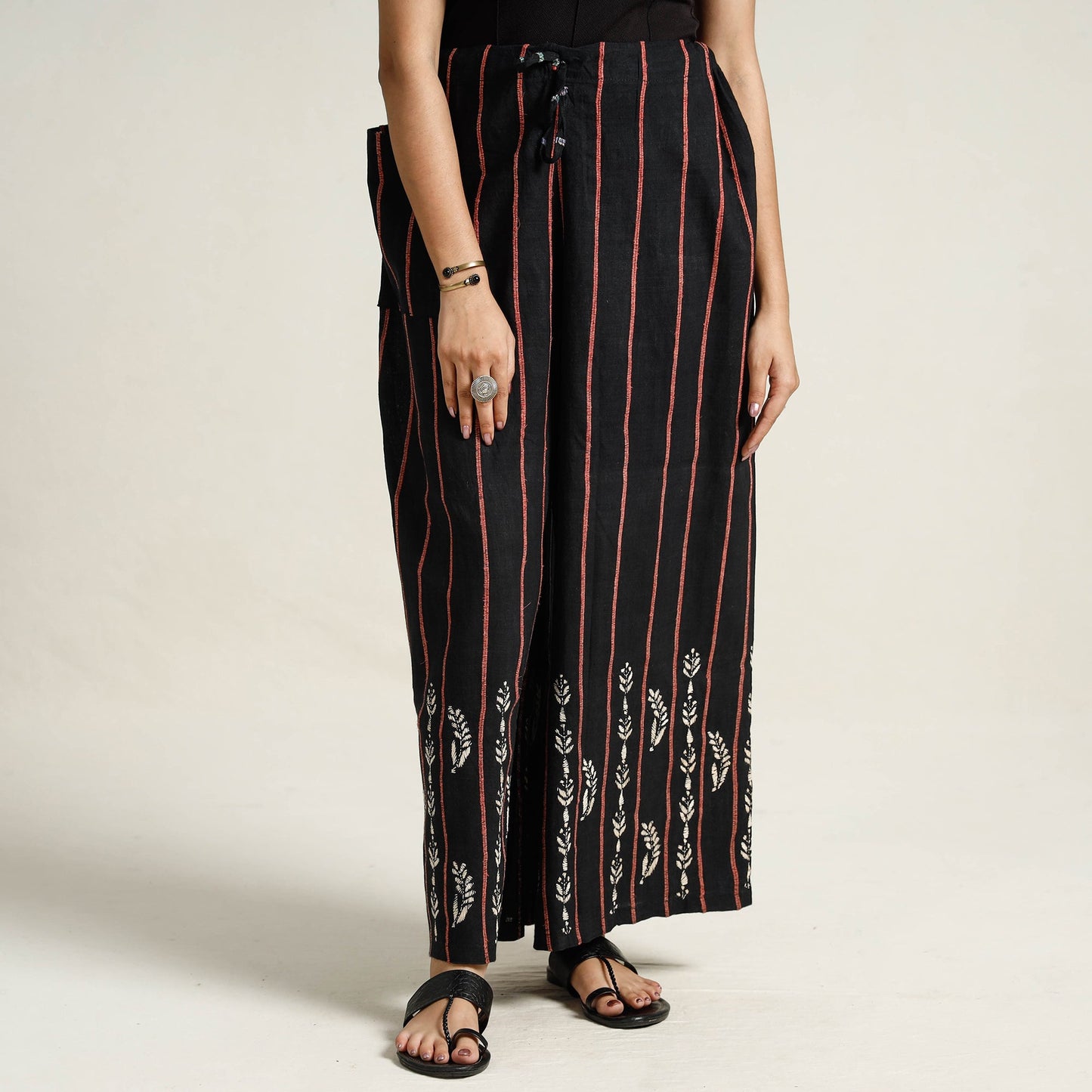 Kantha Embroidered Palazzo