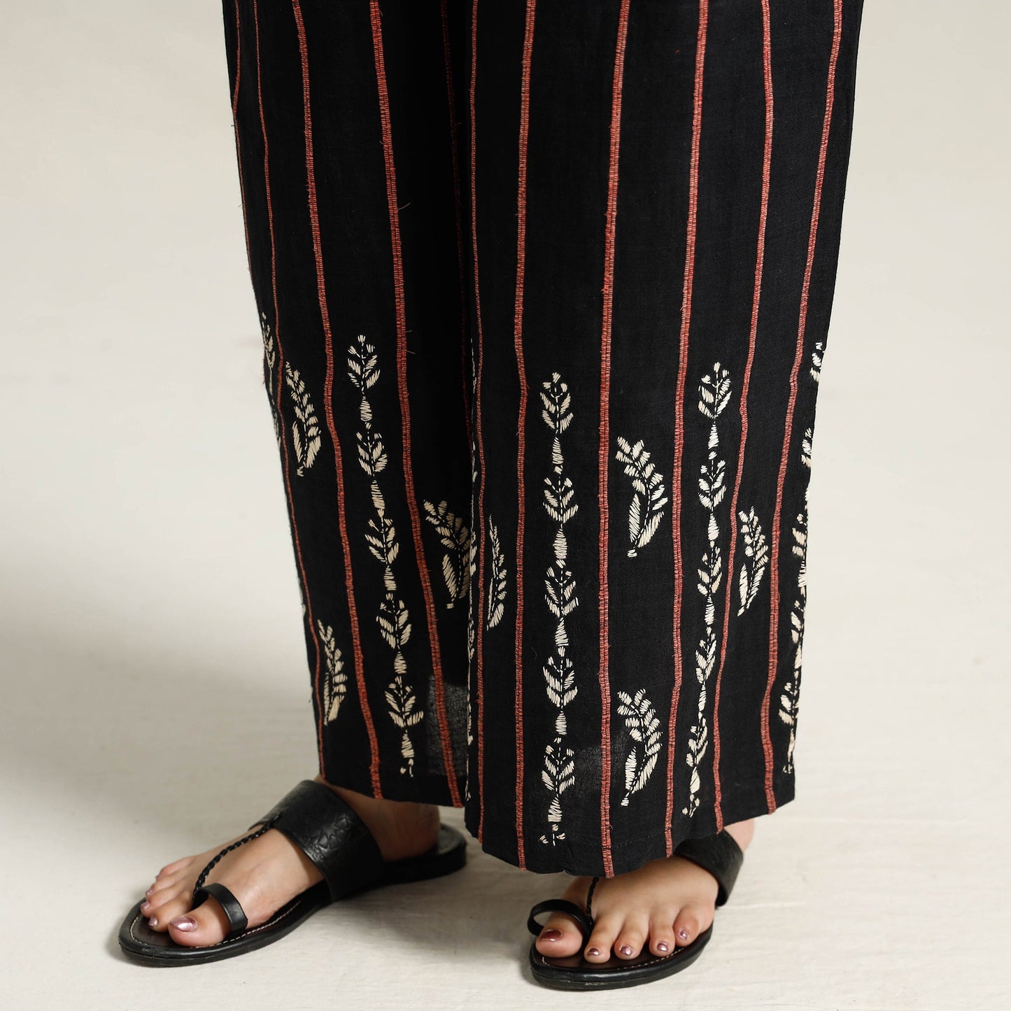 Kantha Embroidered Palazzo