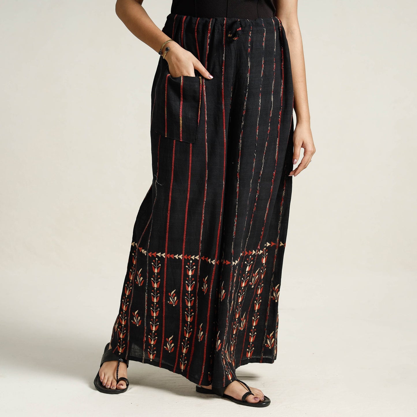 Kantha Embroidered Palazzo