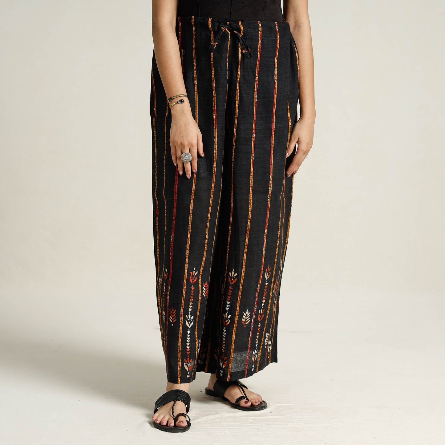 Kantha Embroidered Palazzo