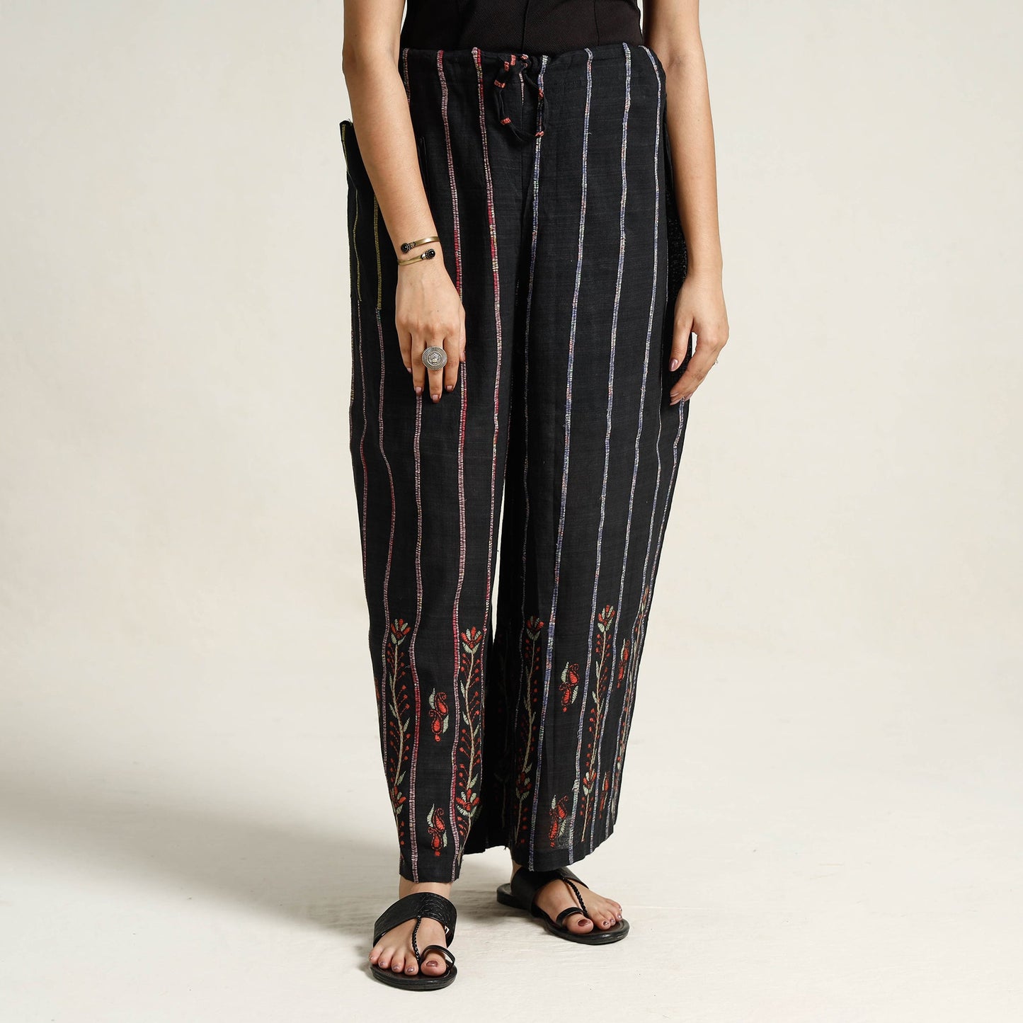 Kantha Embroidered Palazzo