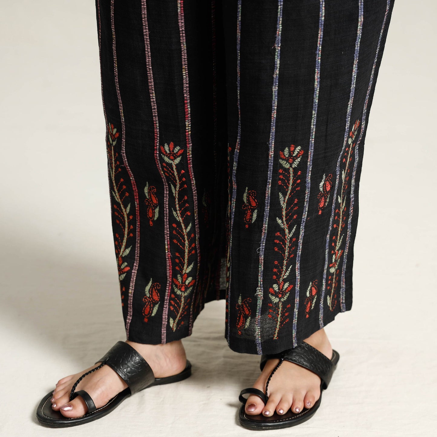 Kantha Embroidered Palazzo