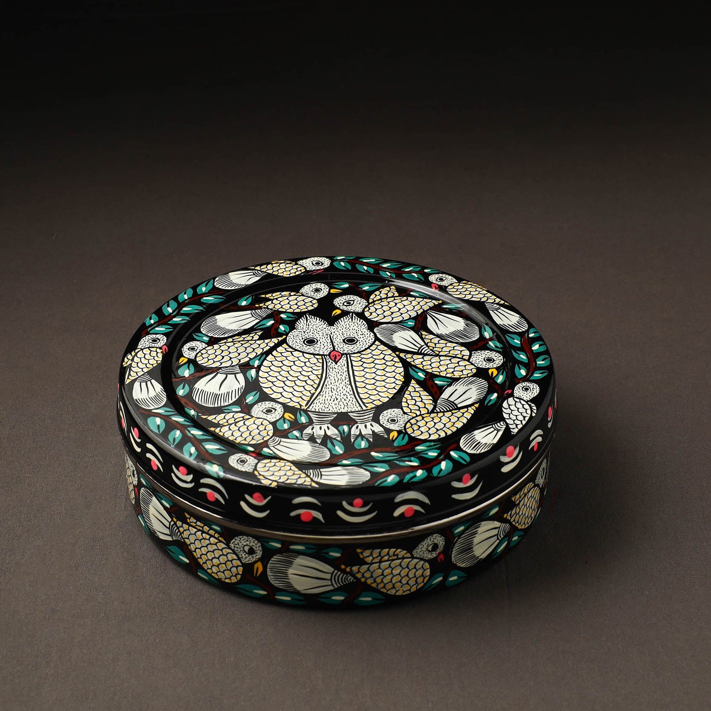 Bengal Patua Handpainted Stainless Steel Casserole