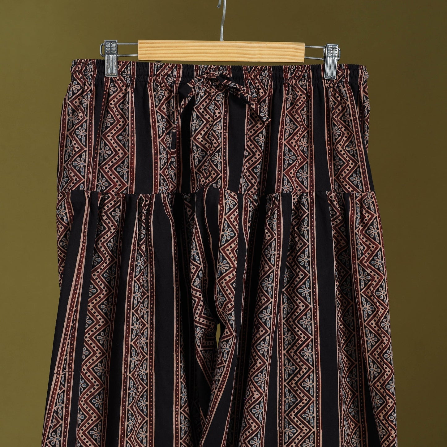 Black - cotton natural dyed salwar 10 - handcrafted
