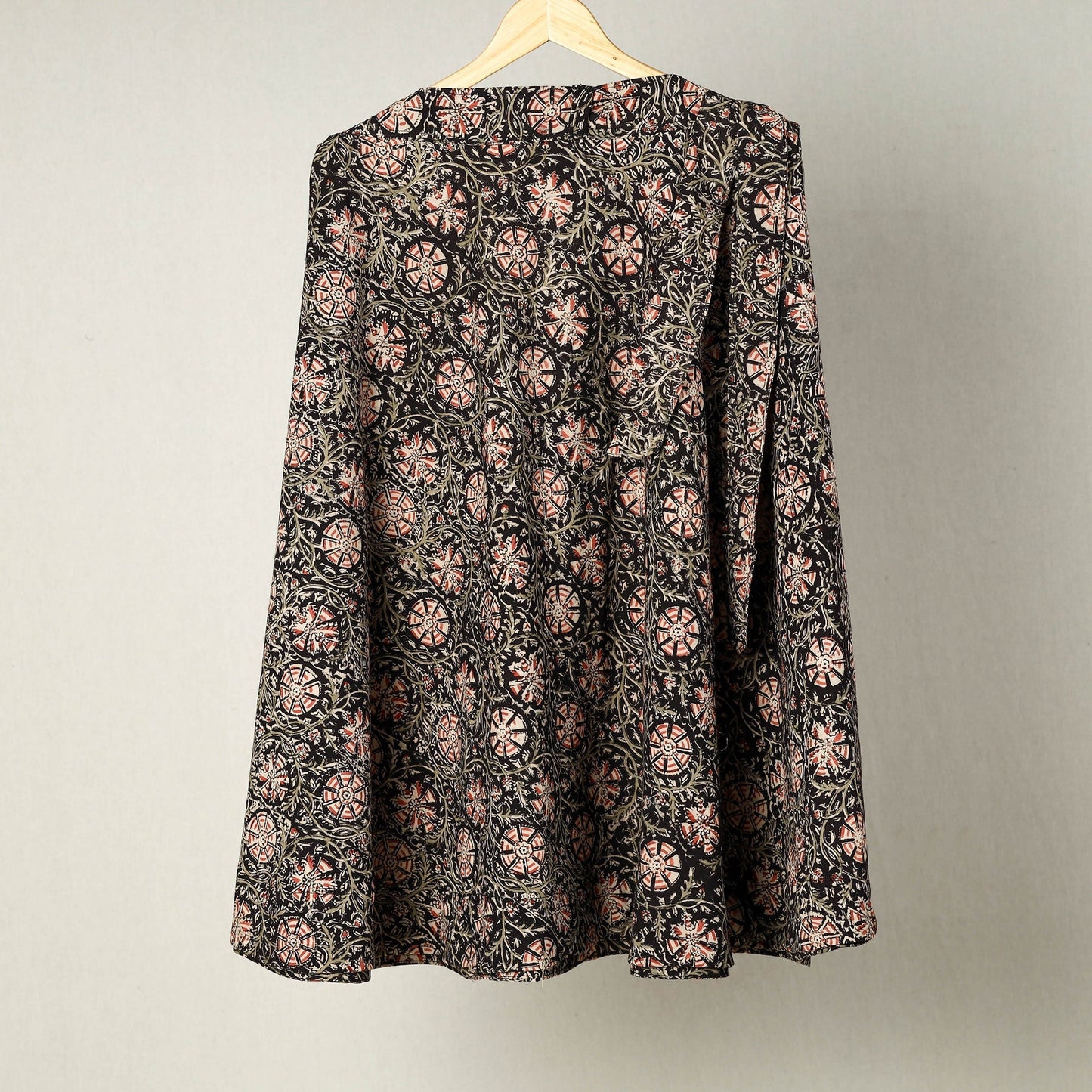 Block Print Cotton Wrap Around Ajrakh Skirt
