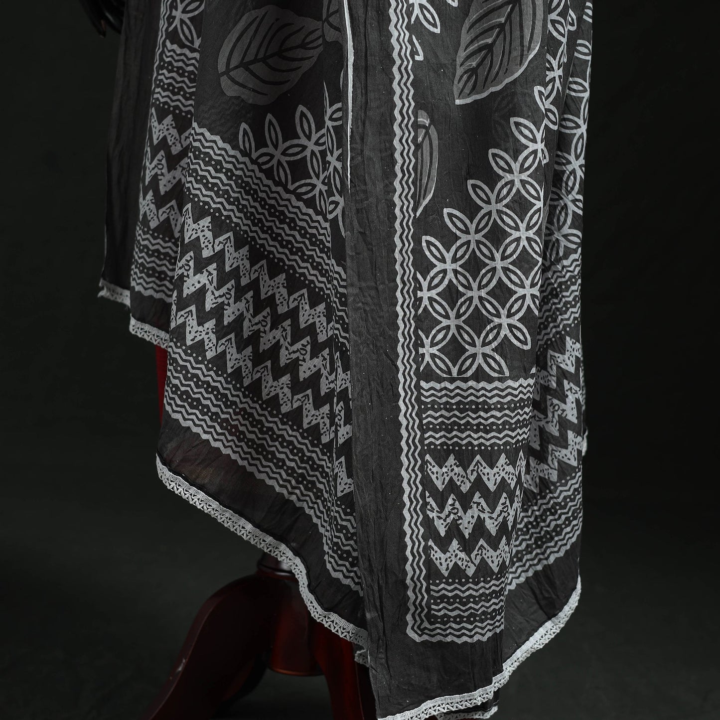 Cotton jaipur printed dupatta 70 - handcrafted