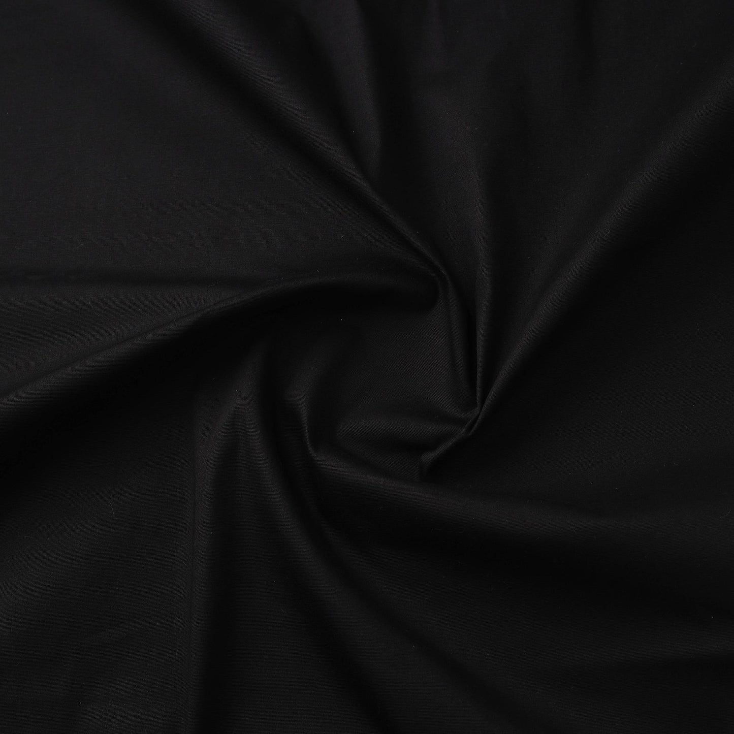 Black - cotton lycra plain fabric 05 - handcrafted
