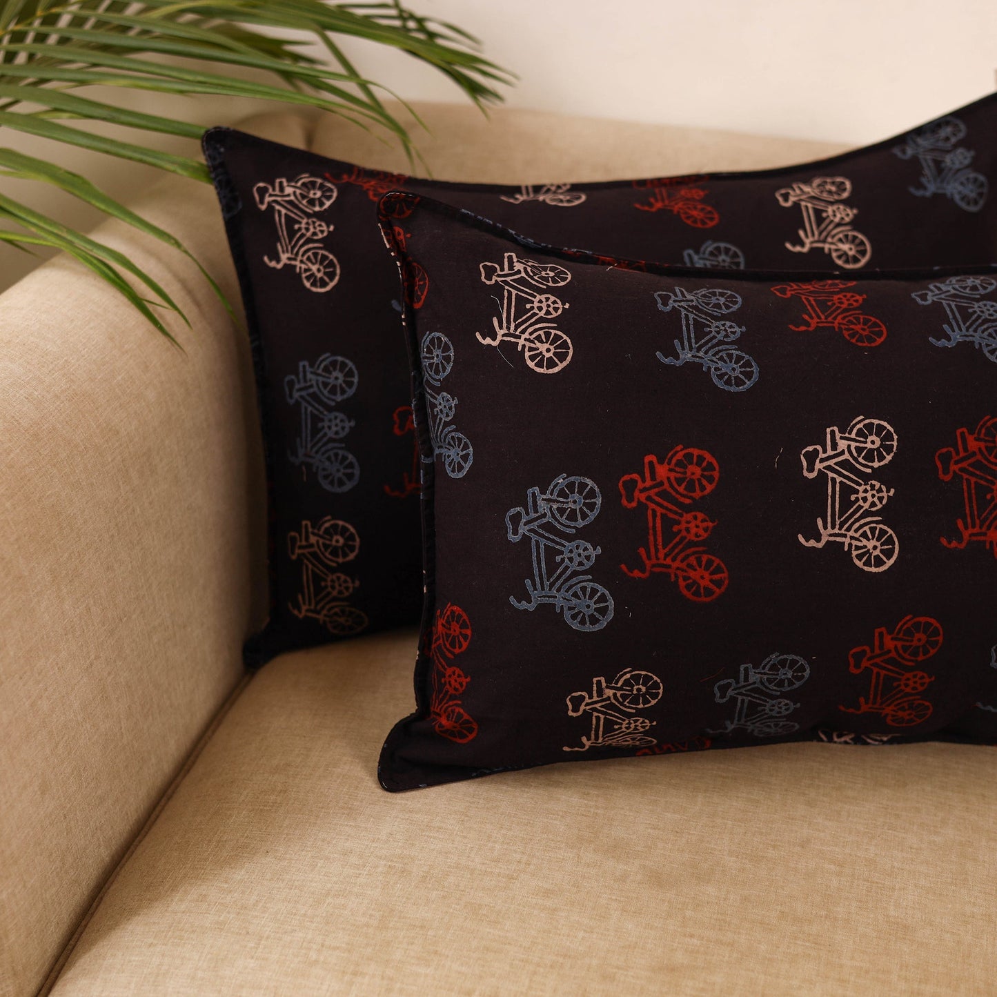 Cotton pillow covers (set of 2) 39 - handcrafted