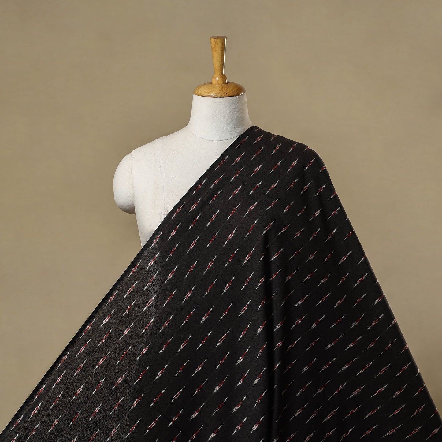 Cotton pochampally ikat fabric 09 - handcrafted