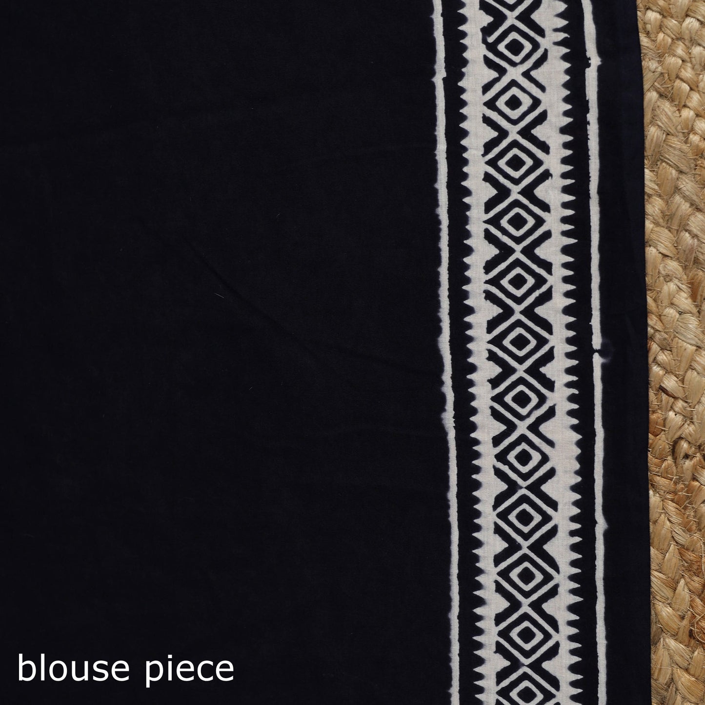 Black - cotton sanganeri saree 15 - handcrafted