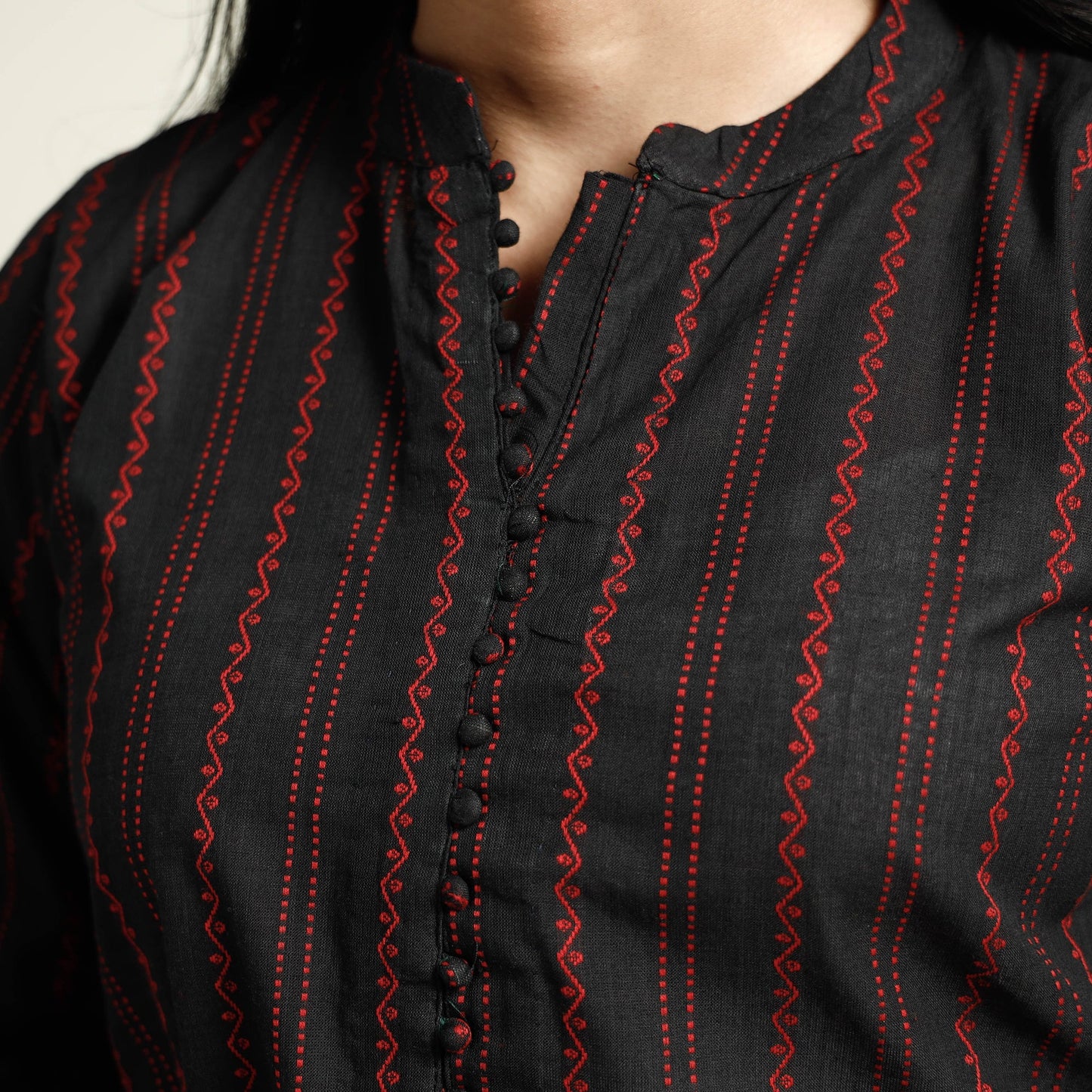jacquard kurta