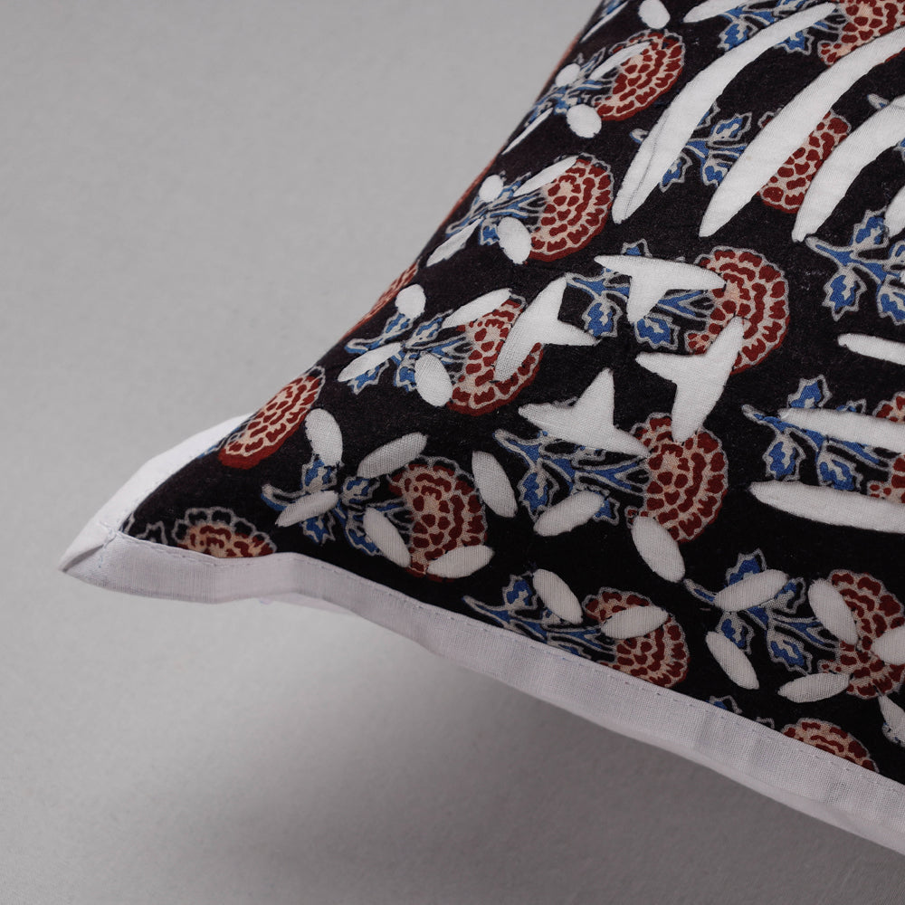 Cutwork Cotton Applique Cushion Cover