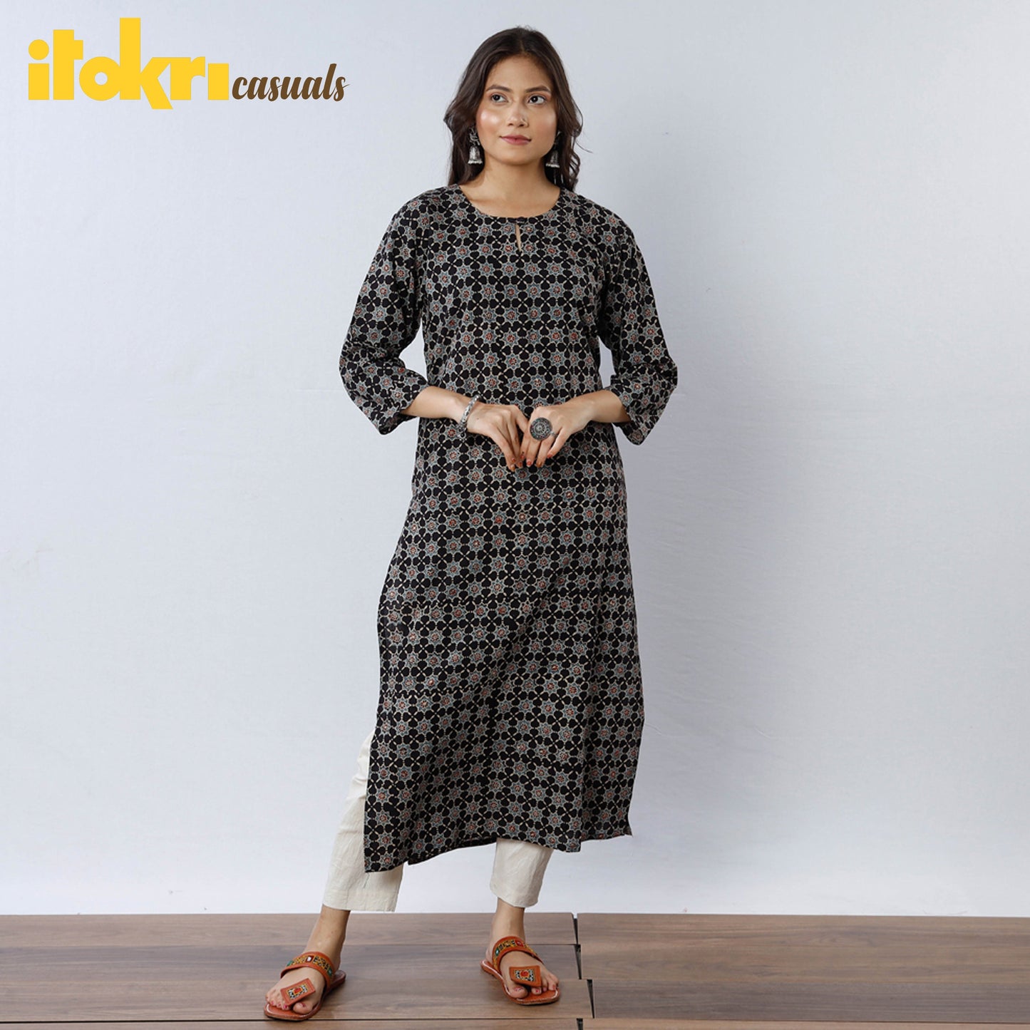 Ajrakh Block Printing Kurta