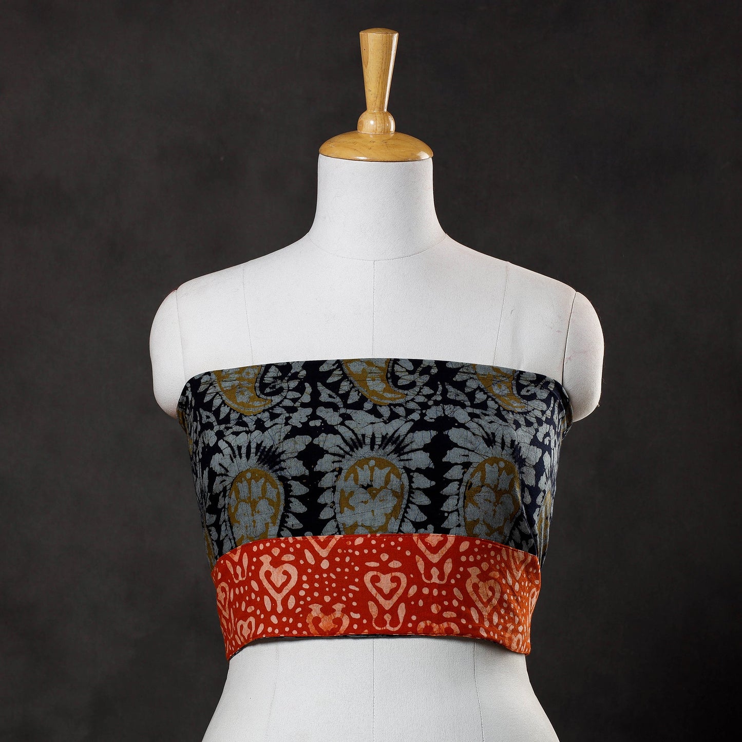 Block Printed Blouse Piece