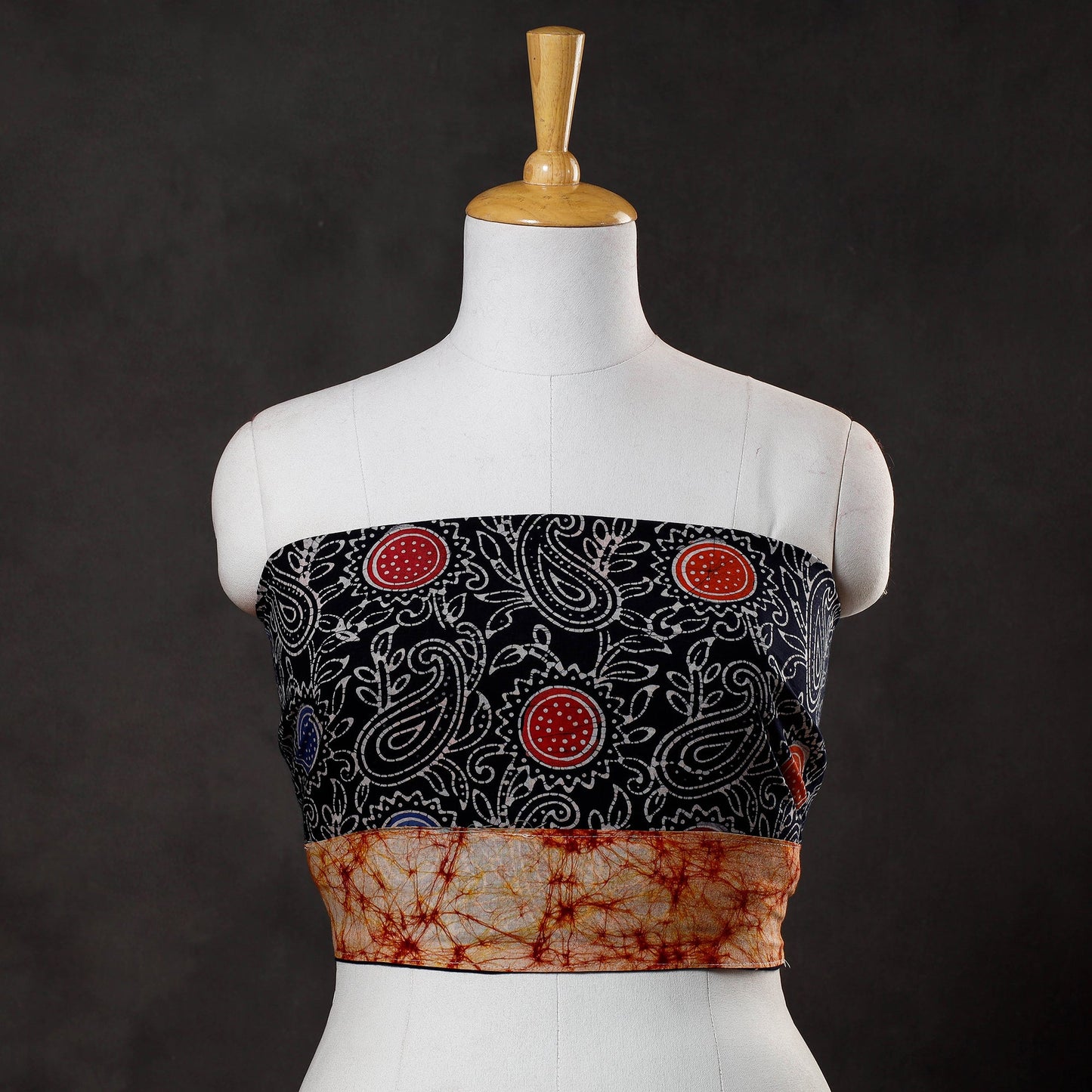 Block Printed Blouse Piece