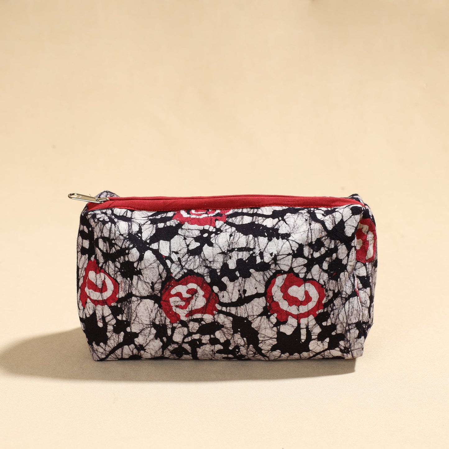 Hand Batik Printed Cotton Toiletry Pouch 02