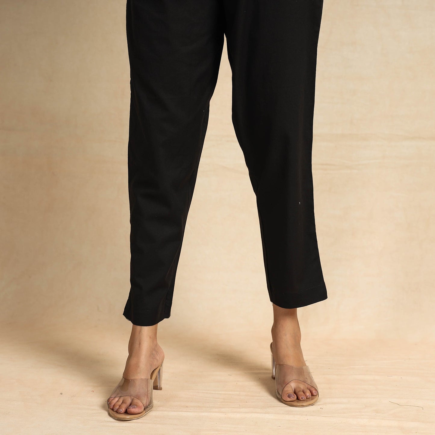 Hand Block Printed Cotton Kaftan & Pyjama Night Suit Set