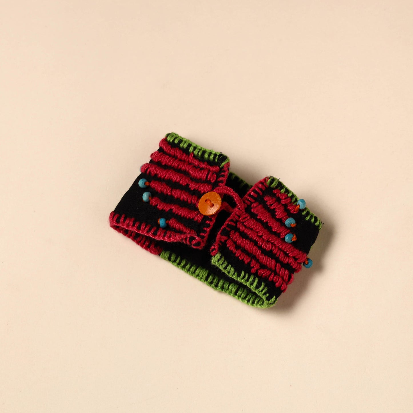 Buy Hand Embroidered Chandi Mati Boho Bracelet