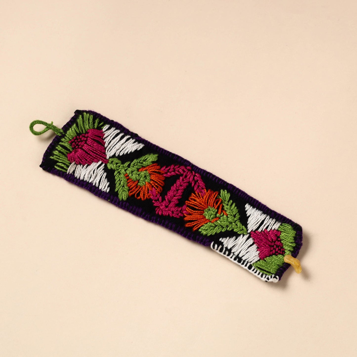 Buy Hand Embroidered Chandi Mati Boho Bracelet