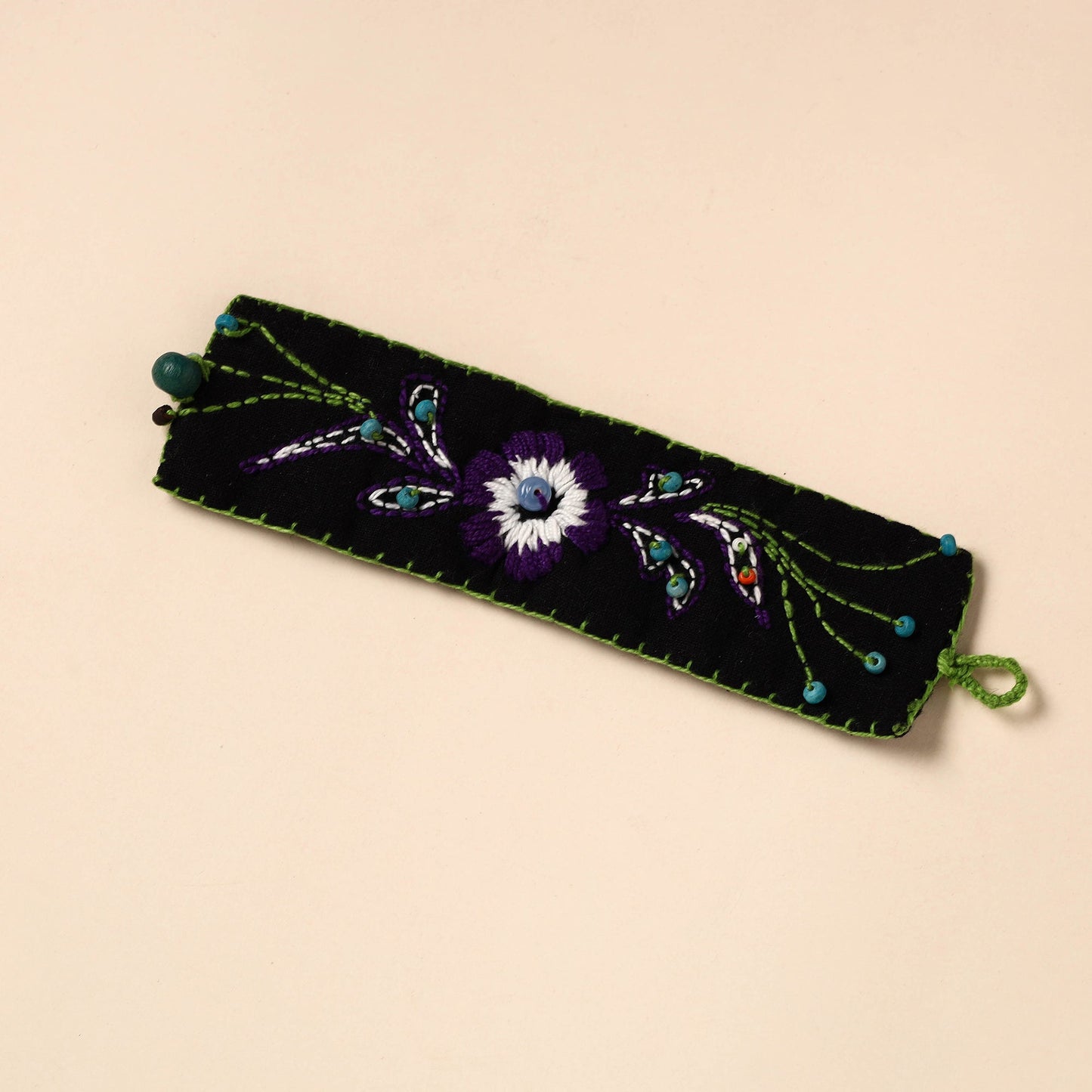 Buy Hand Embroidered Chandi Mati Boho Bracelet