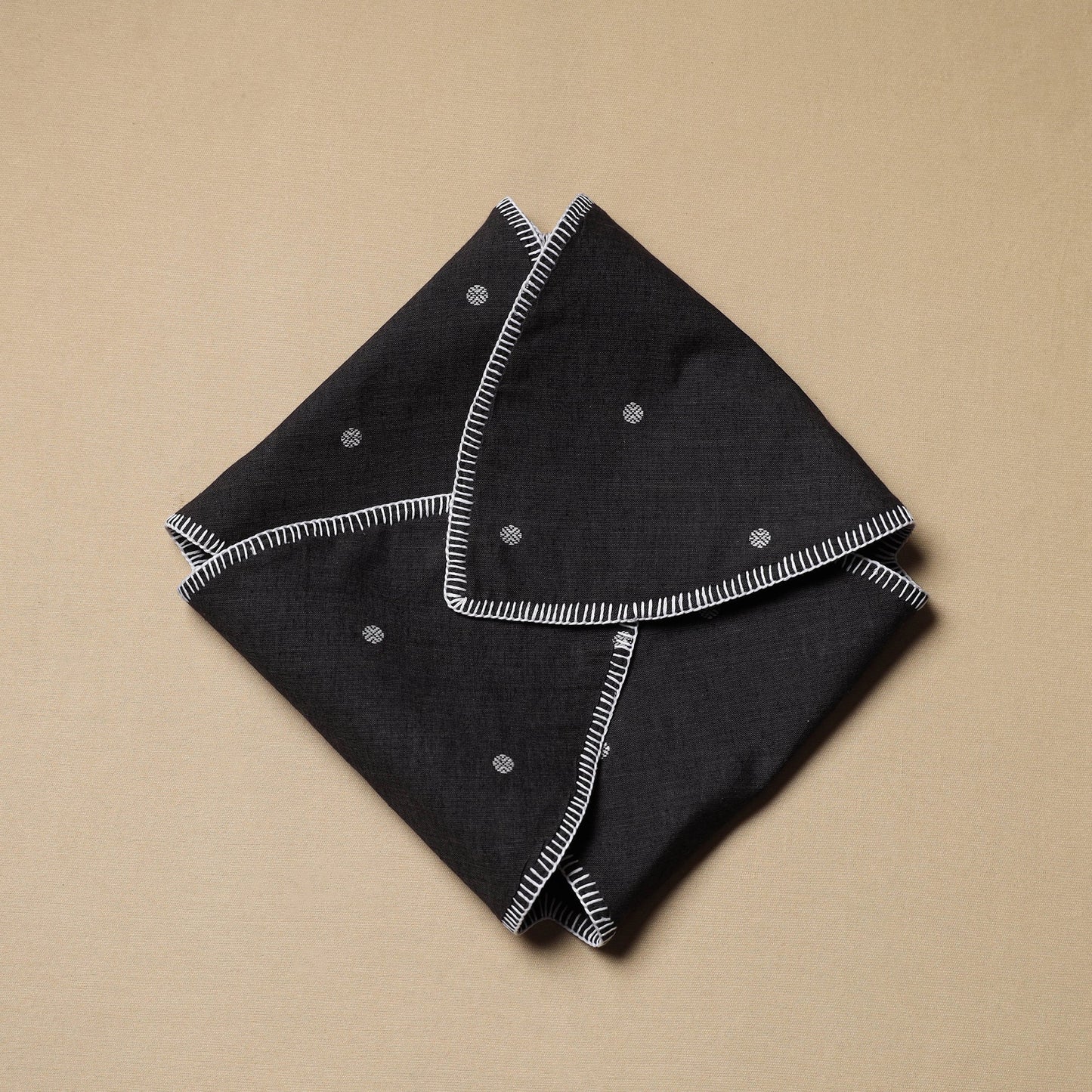 Hand Embroidered Cotton Roti Napkin
