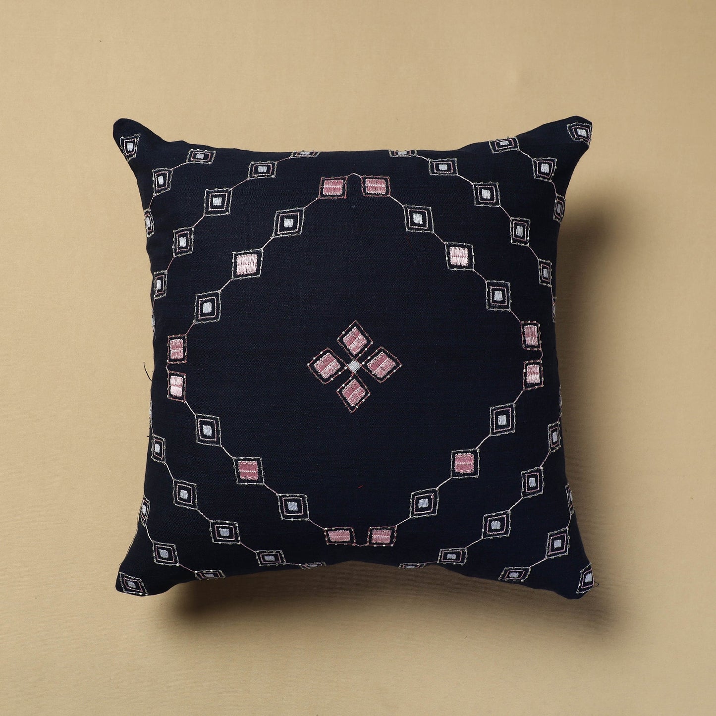 Embroidery Cotton Cushion Cover