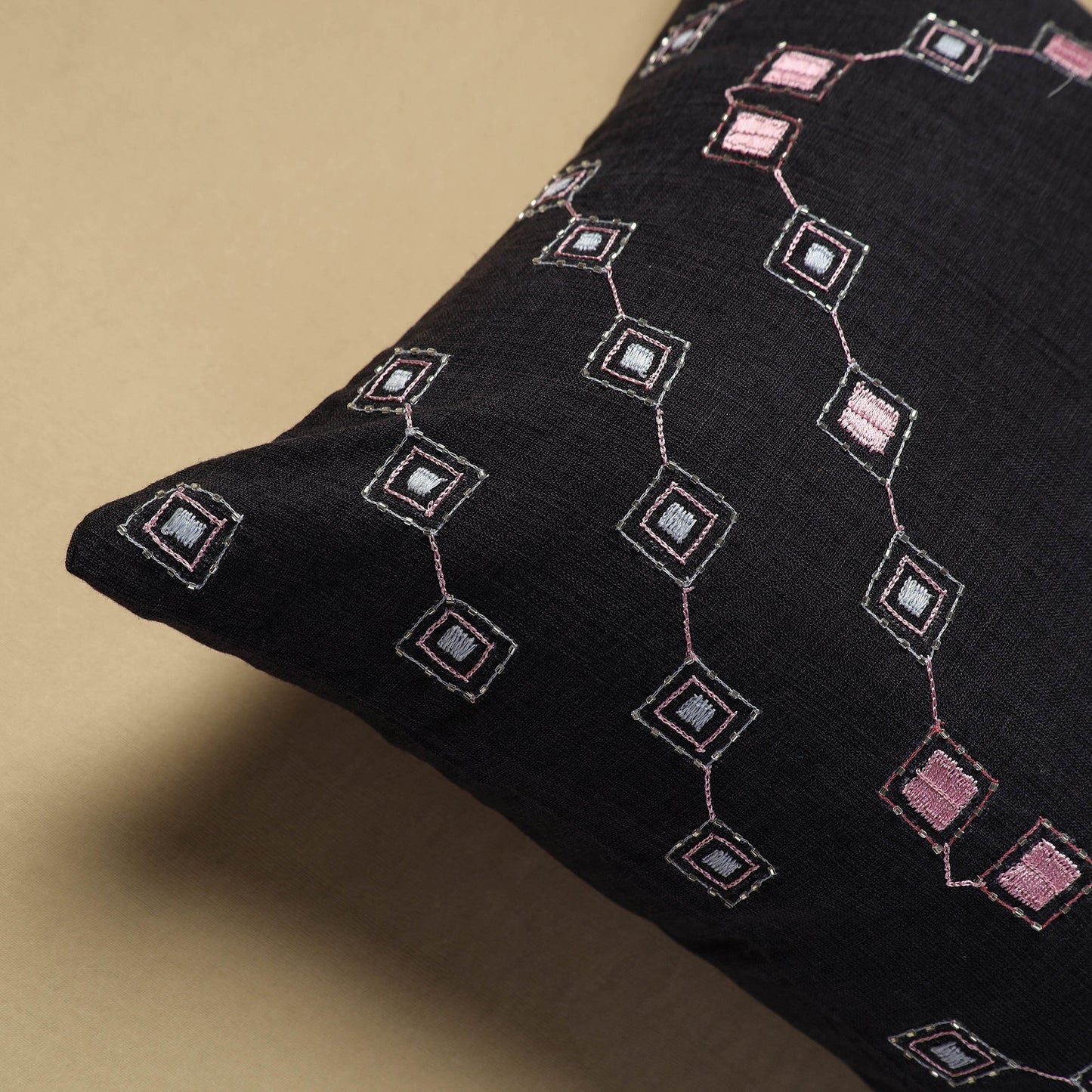 Embroidery Cotton Cushion Cover