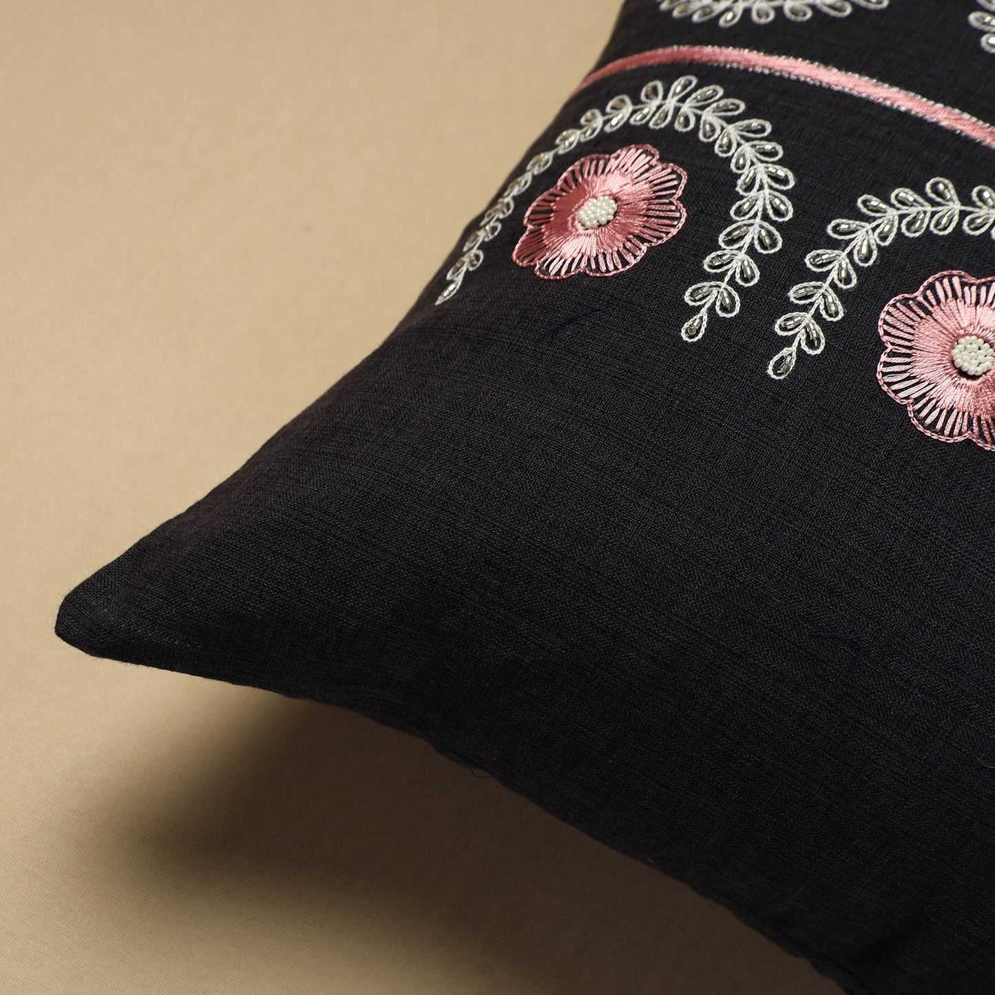 Embroidery Cotton Cushion Cover
